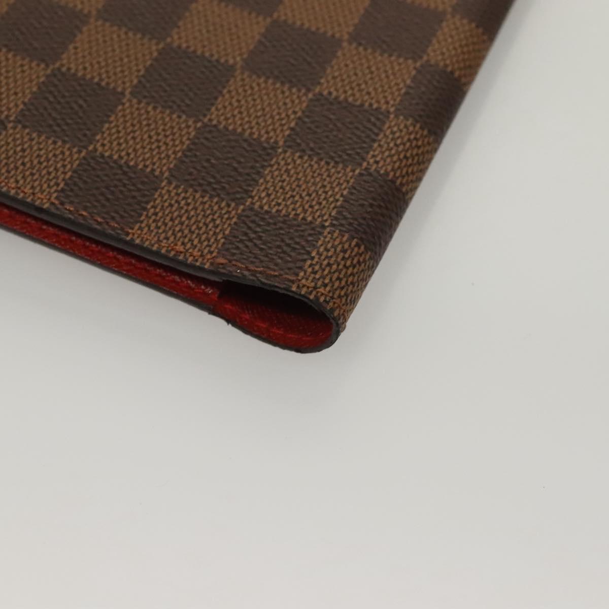 LOUIS VUITTON Damier Ebene CD Holder Pouch N62935 LV Auth 133166