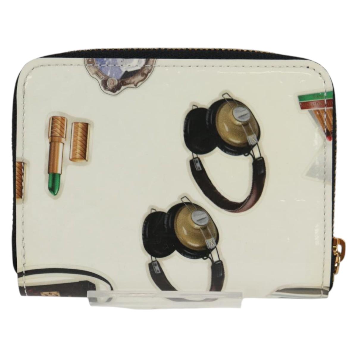 LOUIS VUITTON Vernis Sticker Print Nicola Geschier Coin M50372 LV Auth 133175V