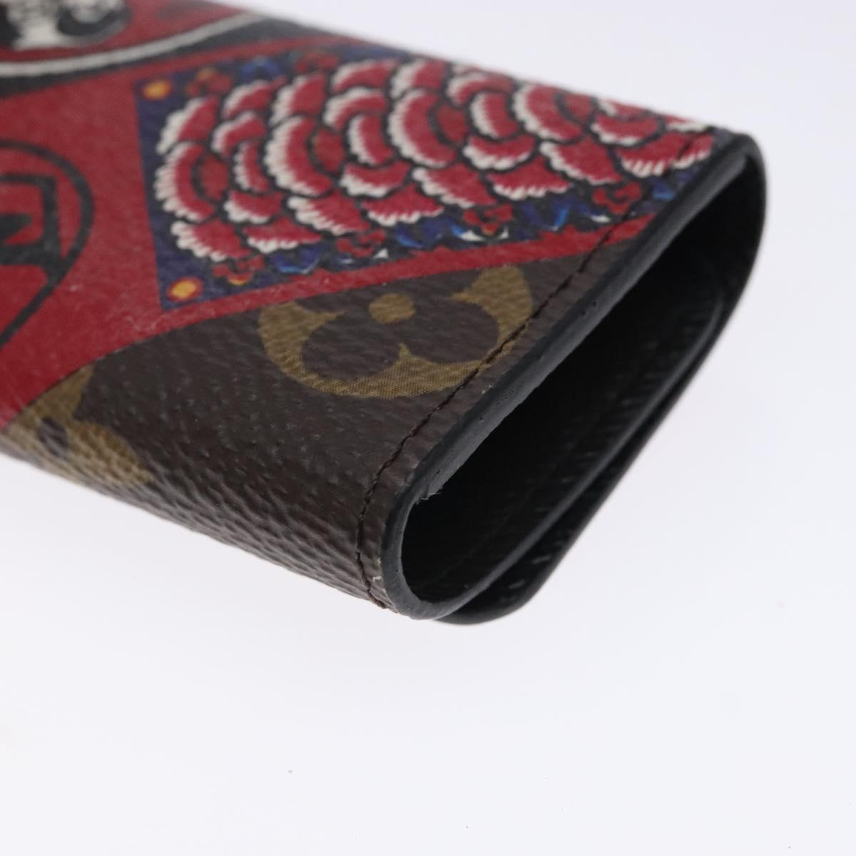 LOUIS VUITTON Monogram Kabuki Daruma Multicles 4 Key Case M67252 LV Auth 133197A