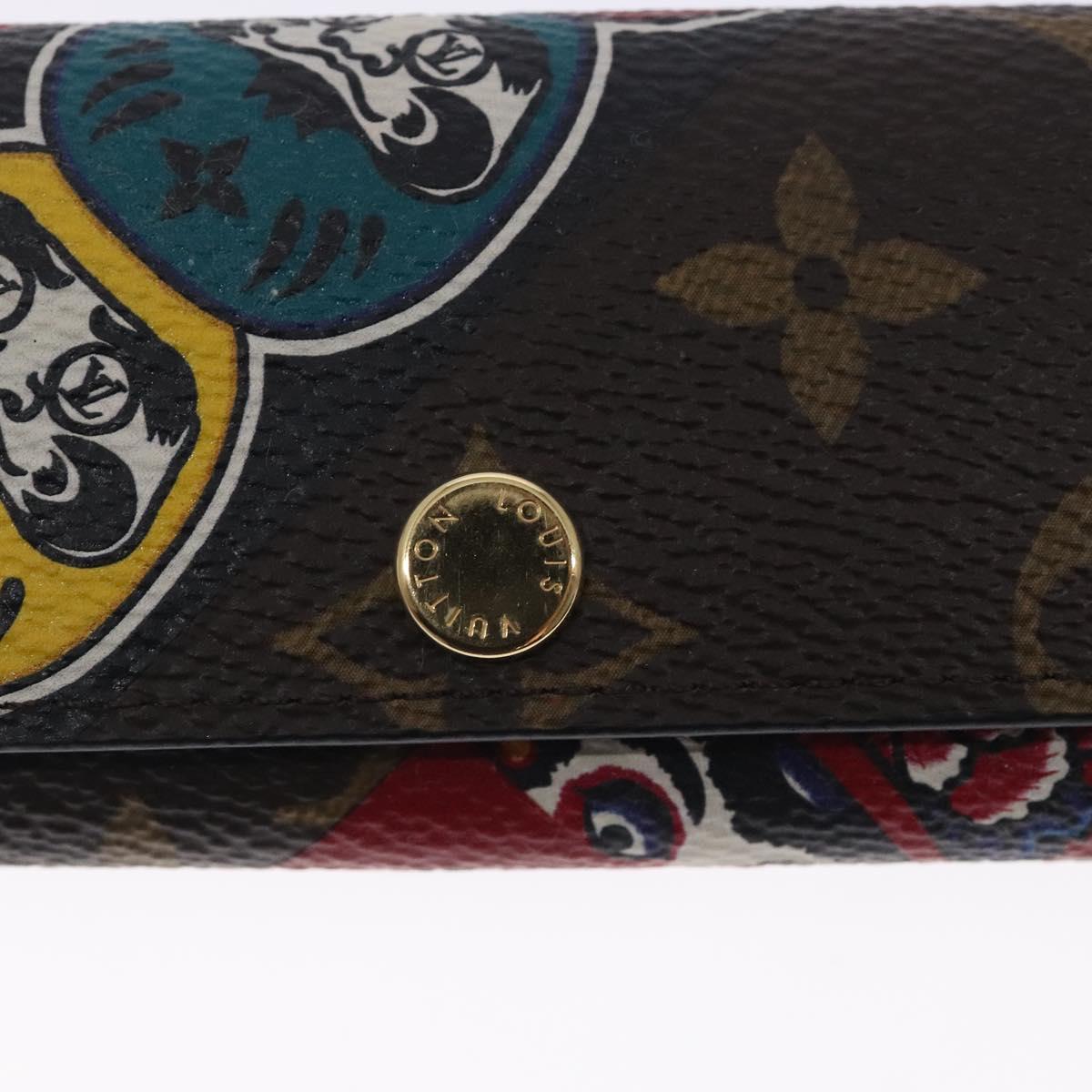 LOUIS VUITTON Monogram Kabuki Daruma Multicles 4 Key Case M67252 LV Auth 133197A