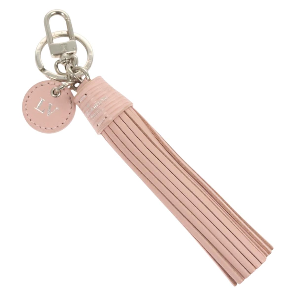 LOUIS VUITTON Epi Tassel BB Key Holder Rose Valerine M64511 LV Auth 133208