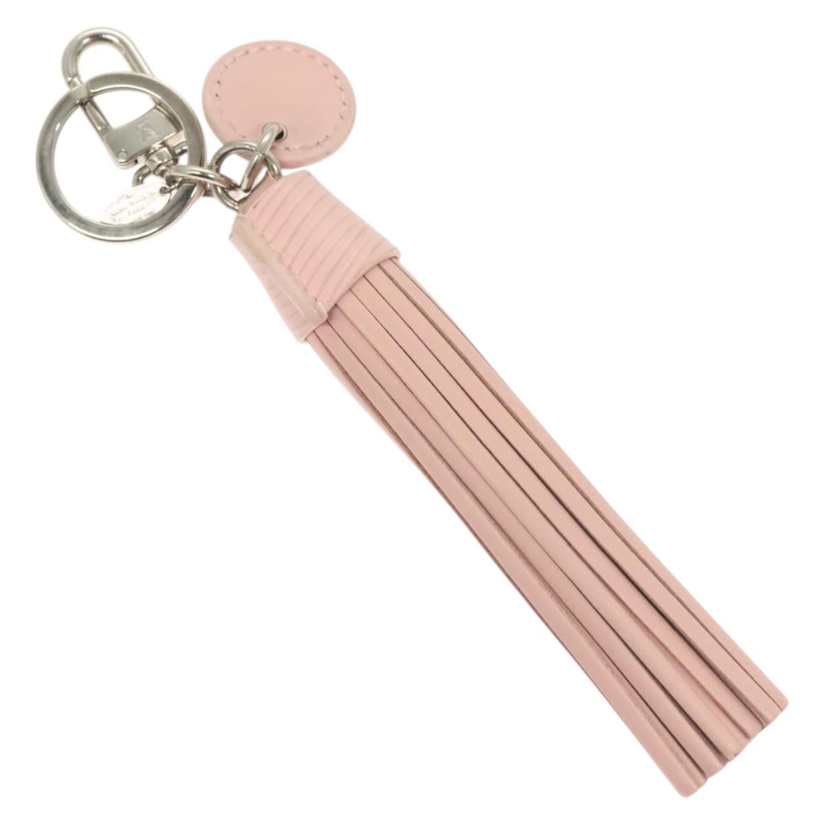 LOUIS VUITTON Epi Tassel BB Key Holder Rose Valerine M64511 LV Auth 133208