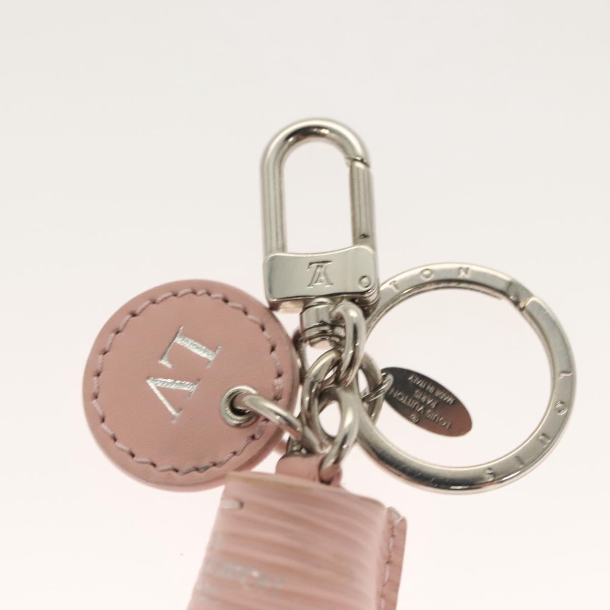 LOUIS VUITTON Epi Tassel BB Key Holder Rose Valerine M64511 LV Auth 133208