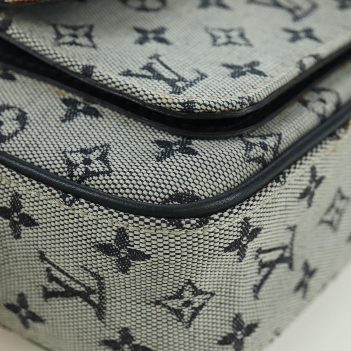 LOUIS VUITTON Monogram Mini Juliet MM Shoulder Bag Blue M92004 LV Auth 133219V