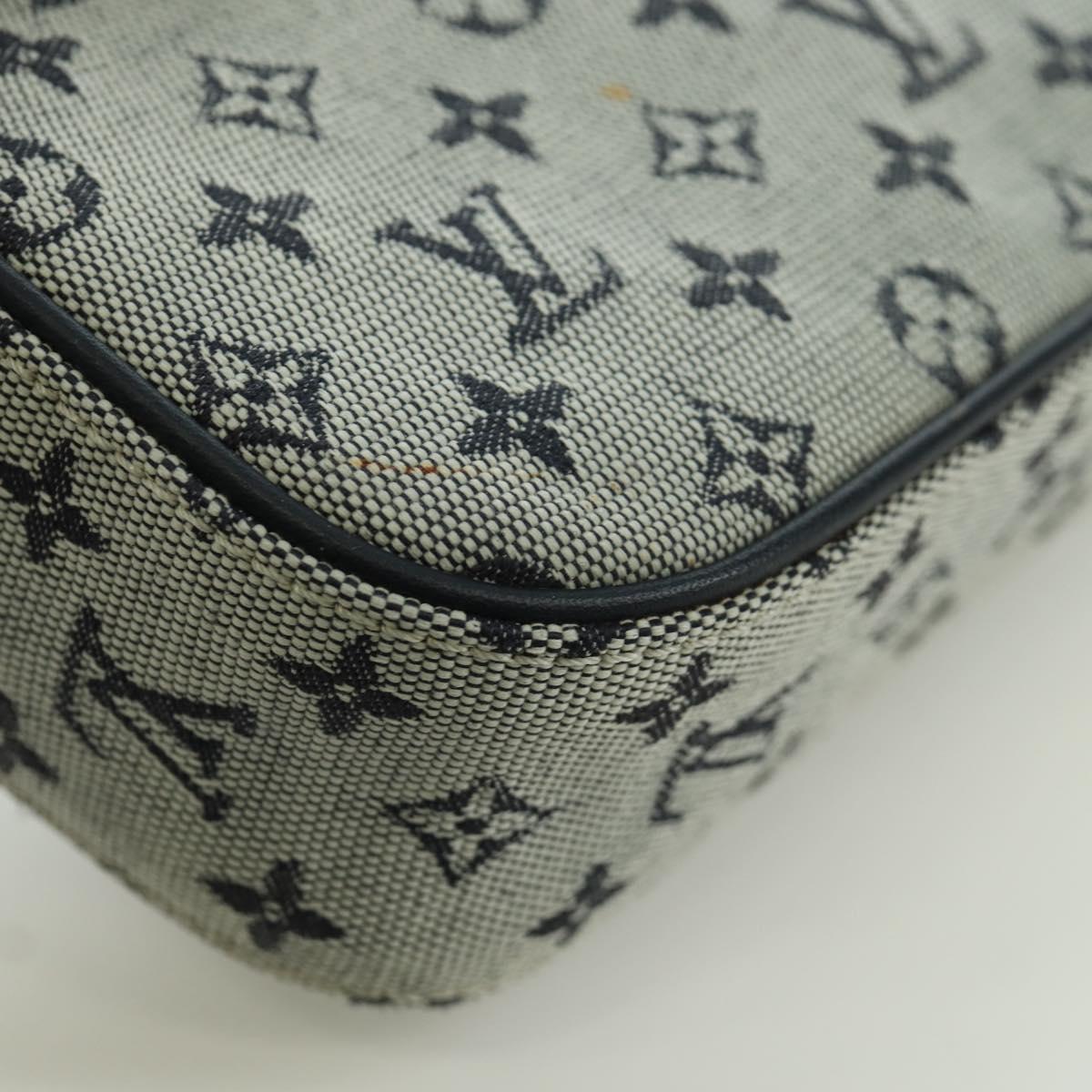 LOUIS VUITTON Monogram Mini Juliet MM Shoulder Bag Blue M92004 LV Auth 133219V