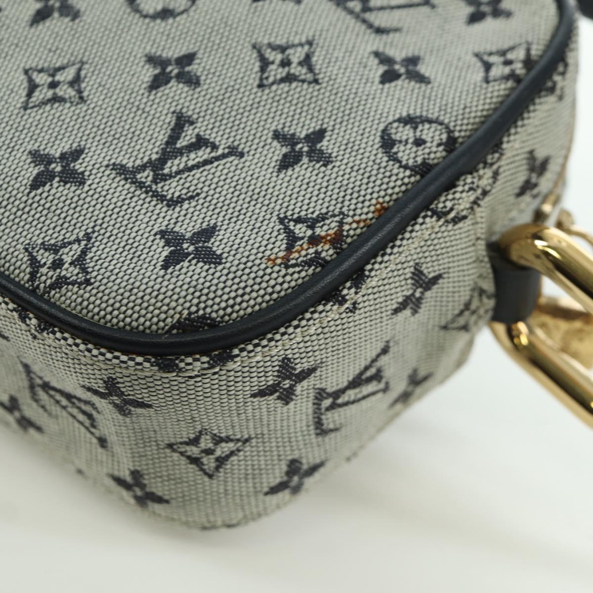 LOUIS VUITTON Monogram Mini Juliet MM Shoulder Bag Blue M92004 LV Auth 133219V