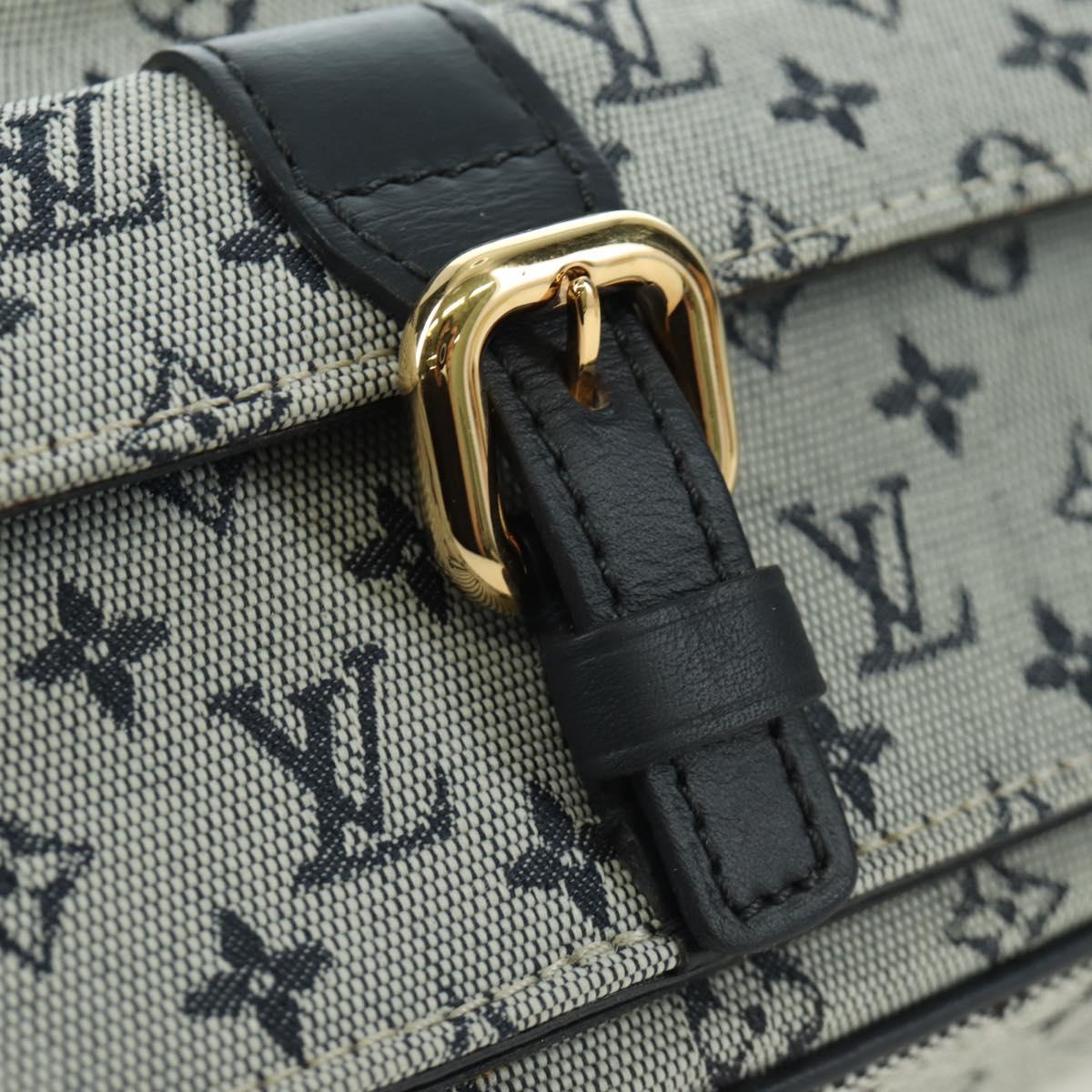LOUIS VUITTON Monogram Mini Juliet MM Shoulder Bag Blue M92004 LV Auth 133219V