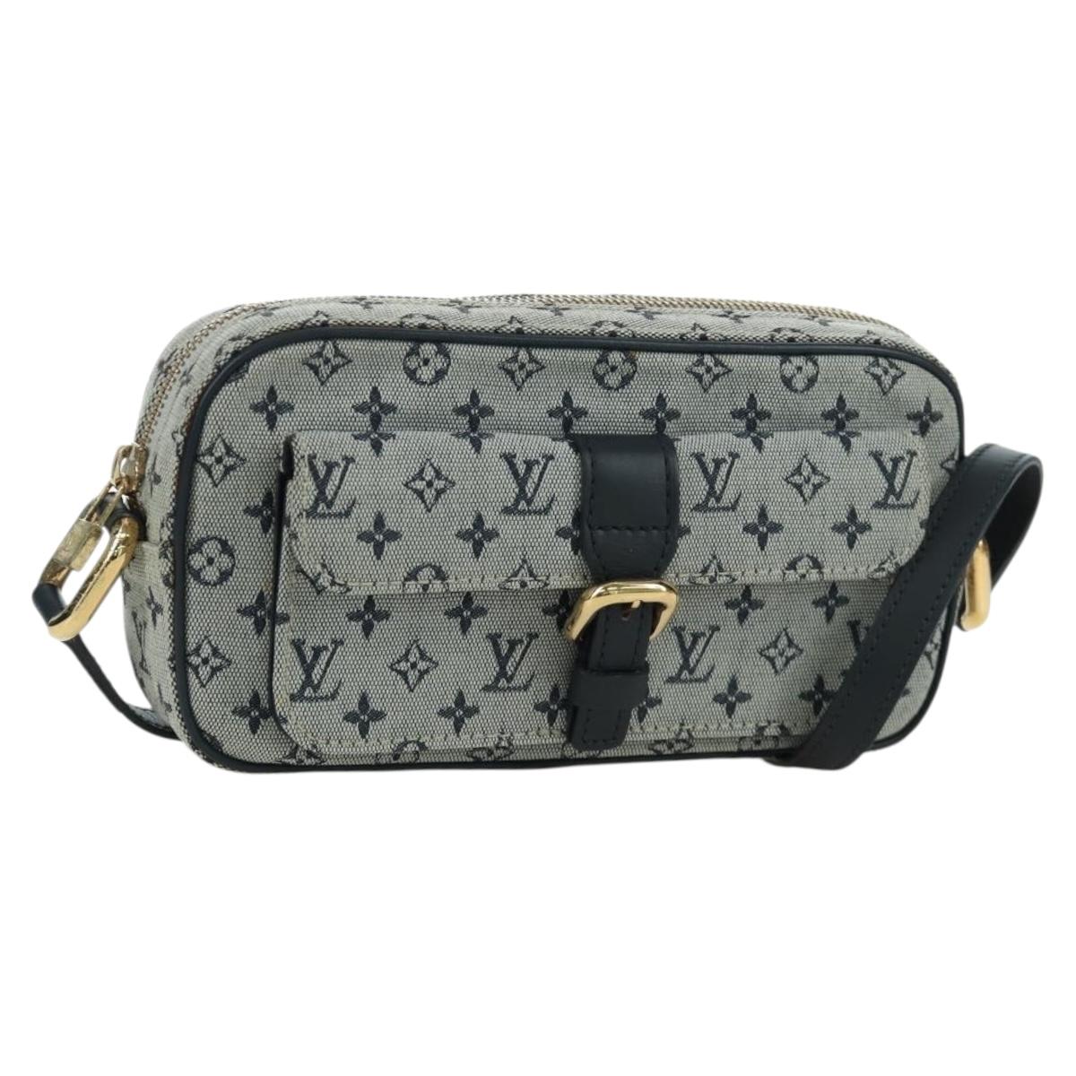 LOUIS VUITTON Monogram Mini Juliet MM Shoulder Bag Blue M92004 LV Auth 133219V