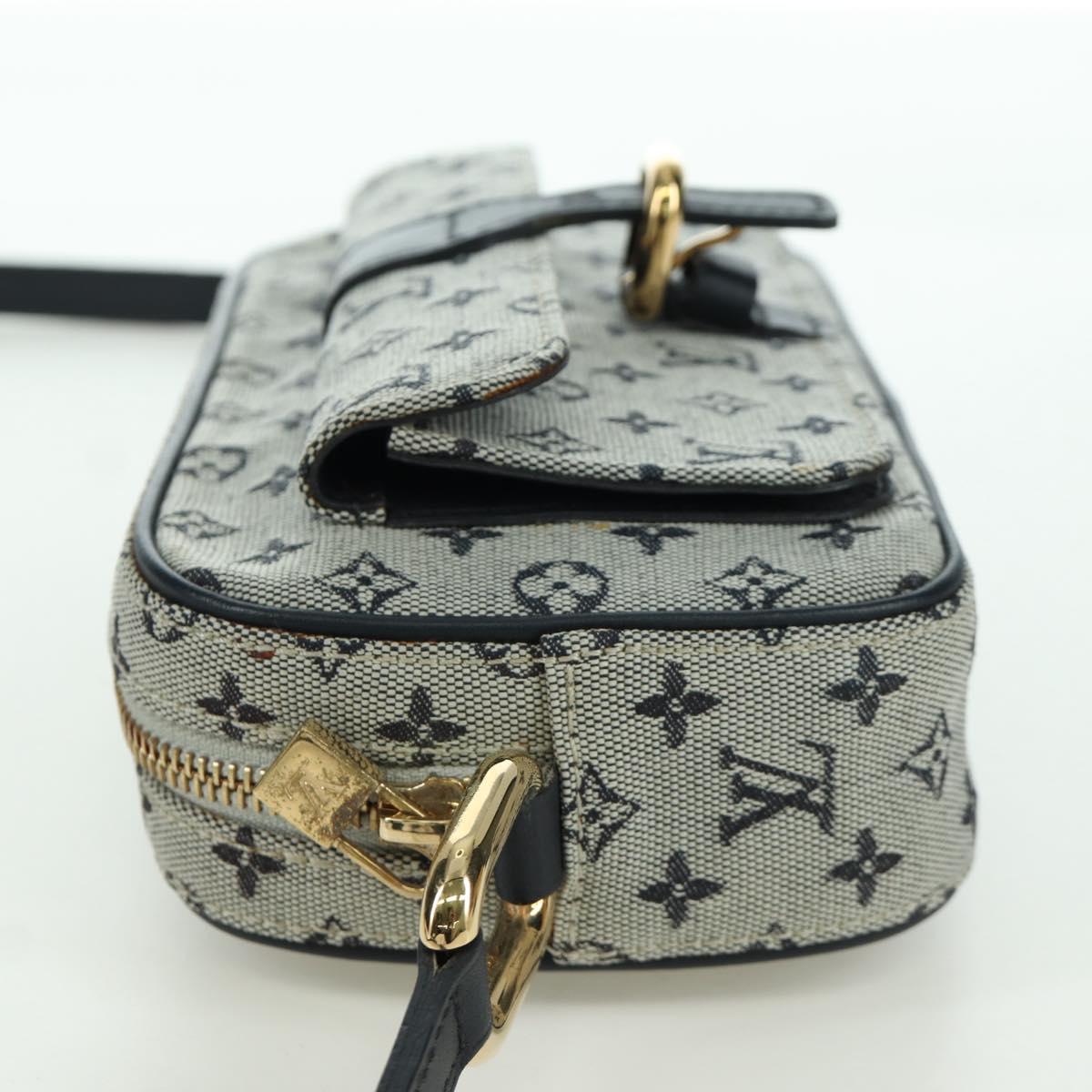 LOUIS VUITTON Monogram Mini Juliet MM Shoulder Bag Blue M92004 LV Auth 133219V