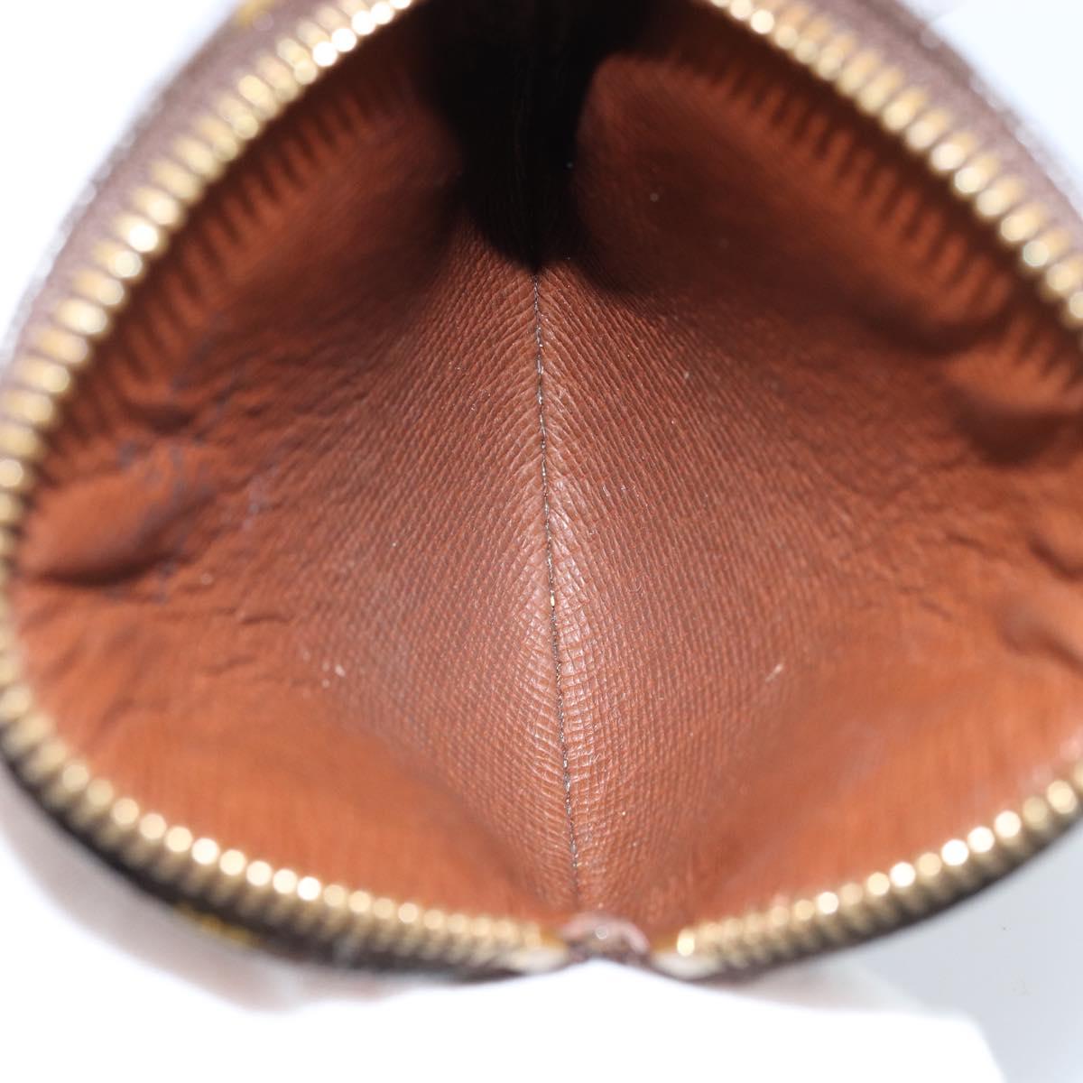 LOUIS VUITTON Monogram Porte Monnaie Round Coin Purse M61926 LV Auth 133225