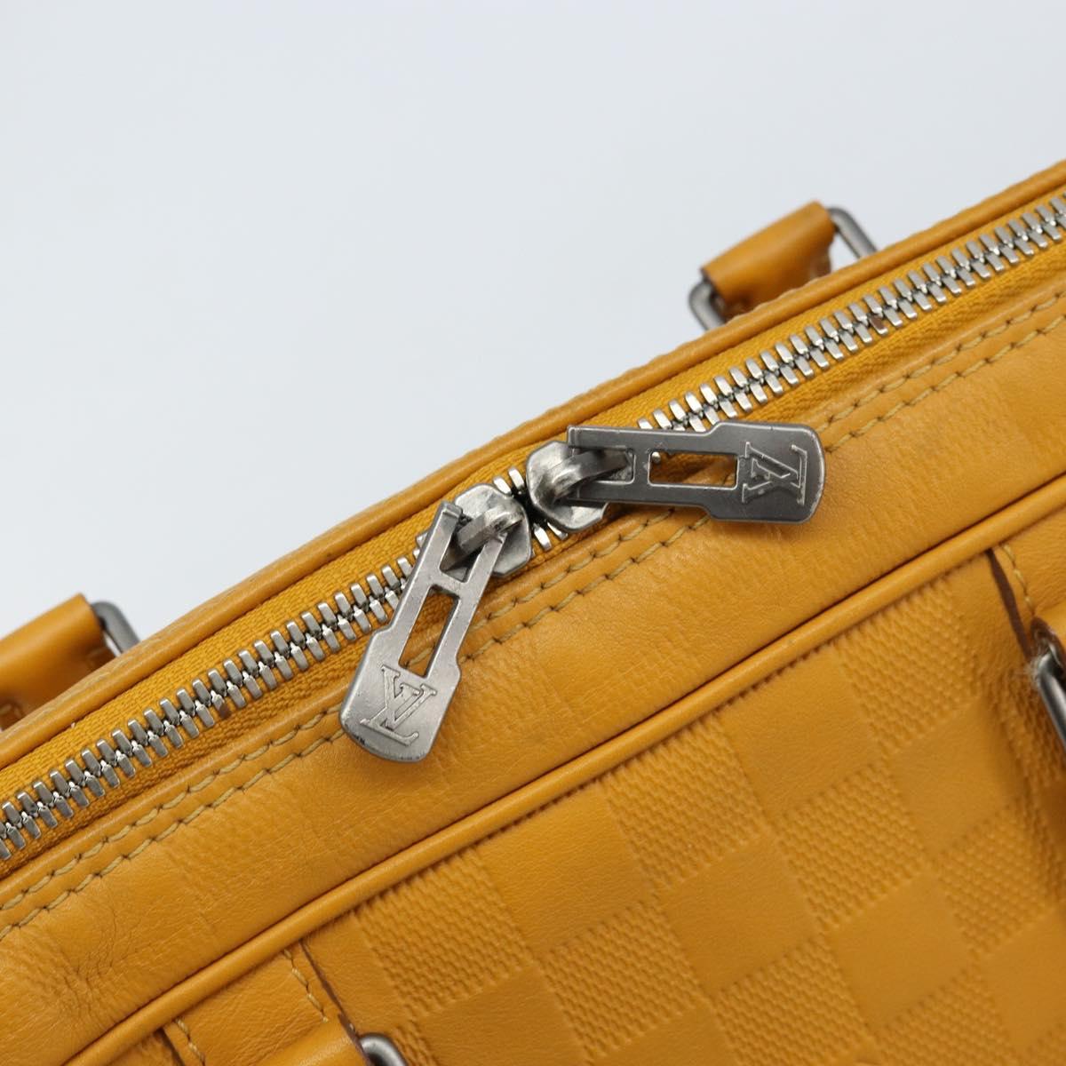 LOUIS VUITTON Damier Infini Porte Documents Voyage Bag Solar N41218 Auth 133236