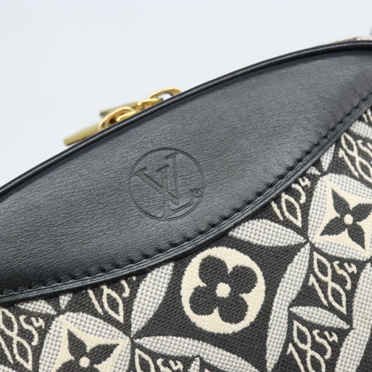 LOUIS VUITTON Monogram Jaguar Deauville MINI Bag Black M57205 LV Auth 133237M