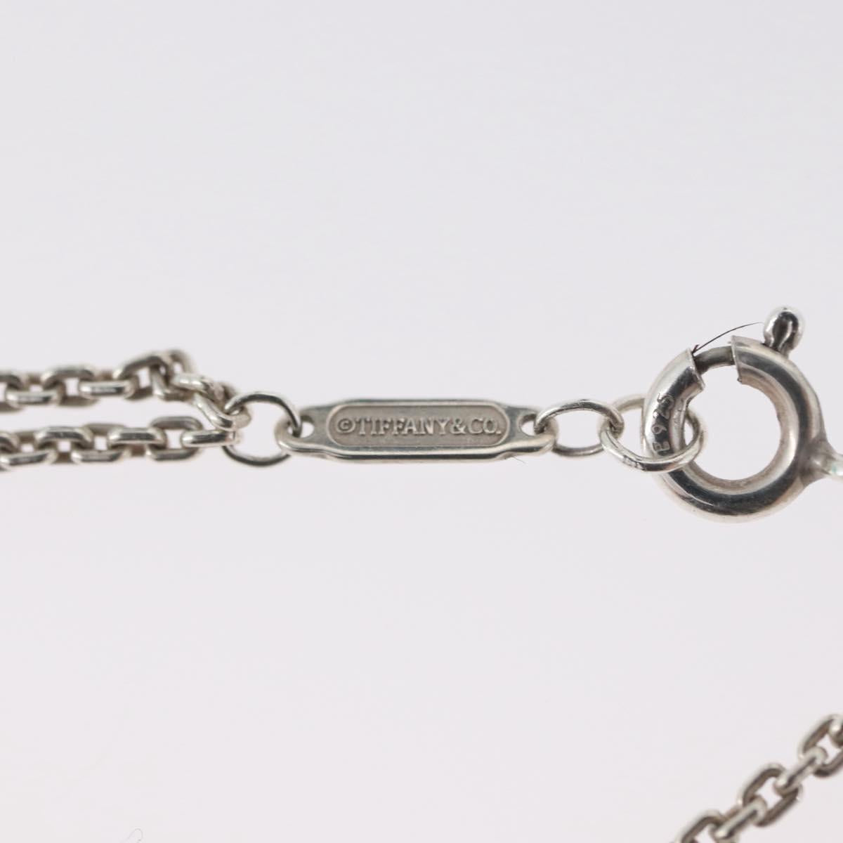 TIFFANY&Co. Hardware Double Link Necklace Ag925 Silver Auth 133241SAM