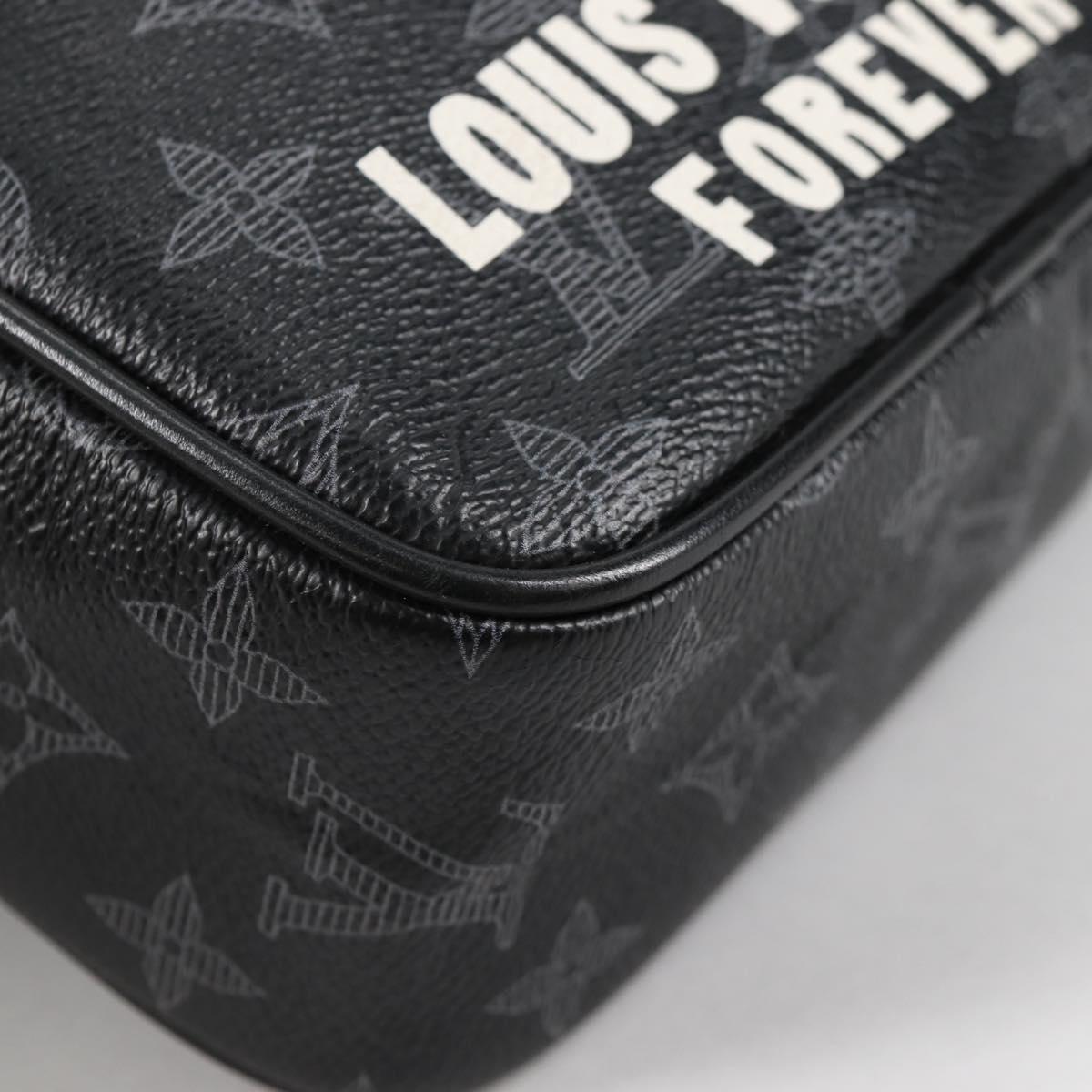 LOUIS VUITTON Monogram Eclipse DanubePM Shoulder Bag M43677 LV Auth 133254SAM