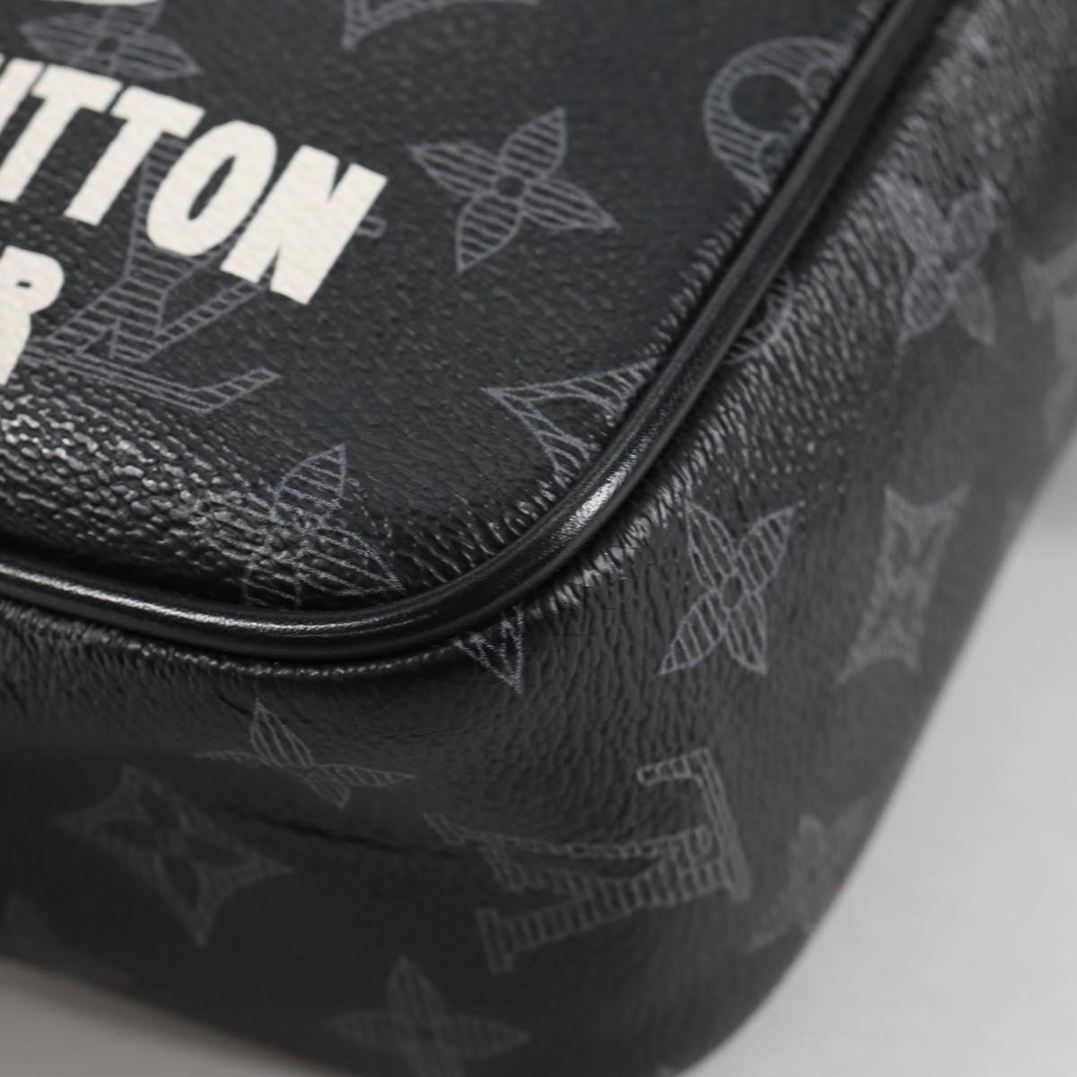 LOUIS VUITTON Monogram Eclipse DanubePM Shoulder Bag M43677 LV Auth 133254SAM