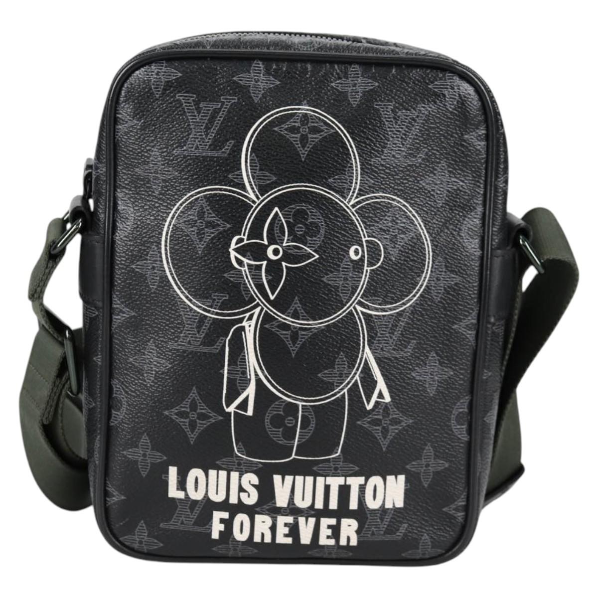 LOUIS VUITTON Monogram Eclipse DanubePM Shoulder Bag M43677 LV Auth 133254SAM