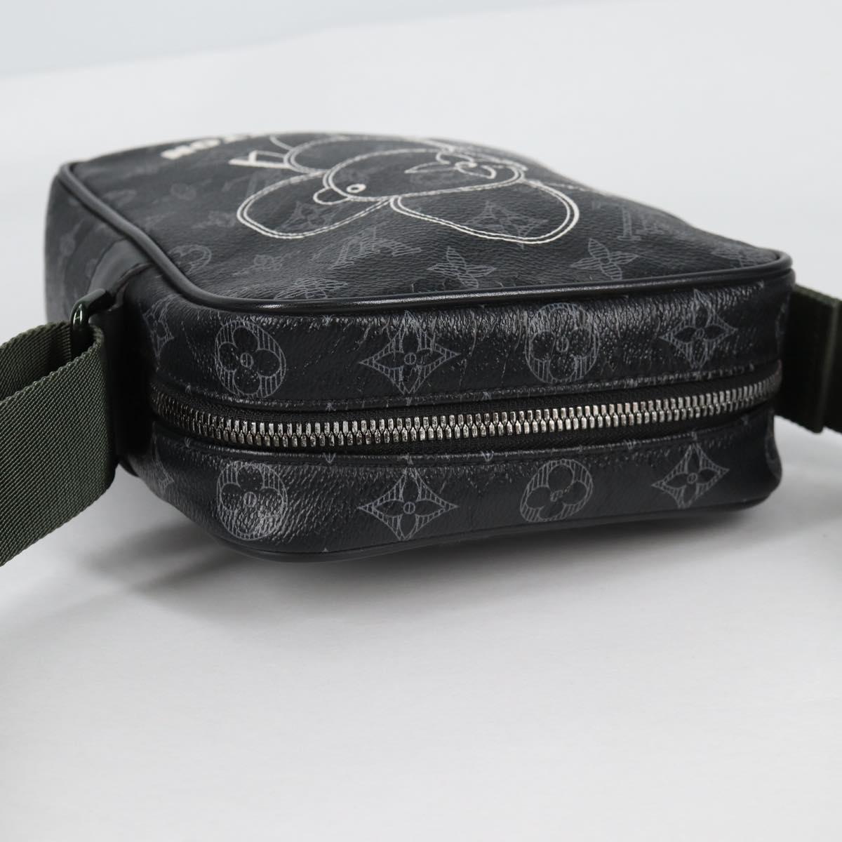 LOUIS VUITTON Monogram Eclipse DanubePM Shoulder Bag M43677 LV Auth 133254M