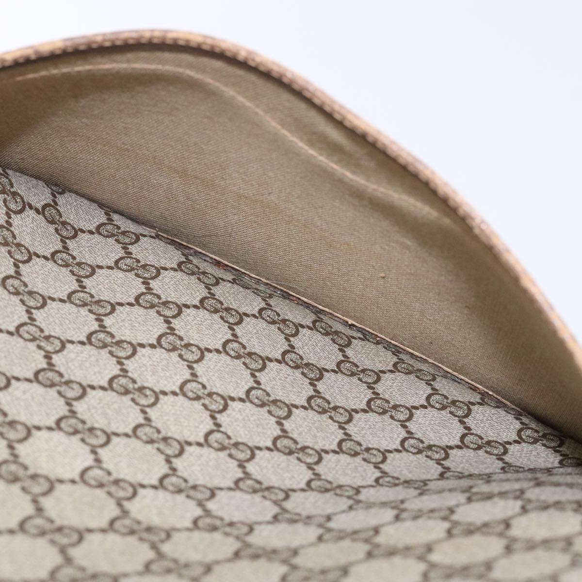 GUCCI GG Supreme Web Sherry Line Tote Bag PVC Beige 39 02 003 Auth 133314