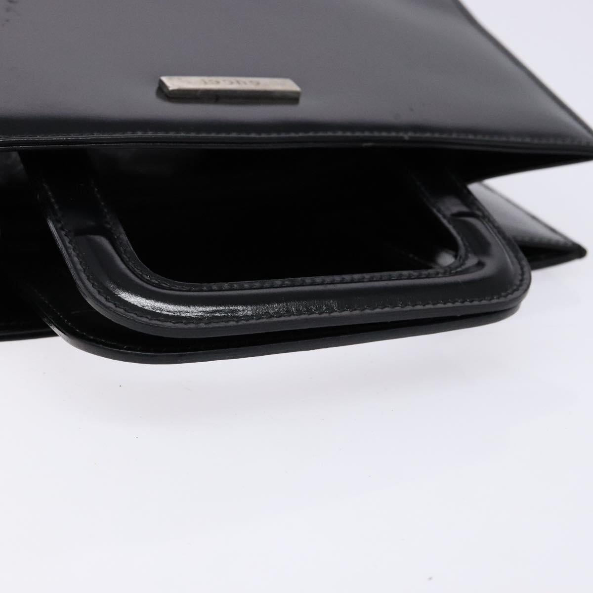 GUCCI Hand Bag Leather Black 001 2058 1773 5 Auth 133322