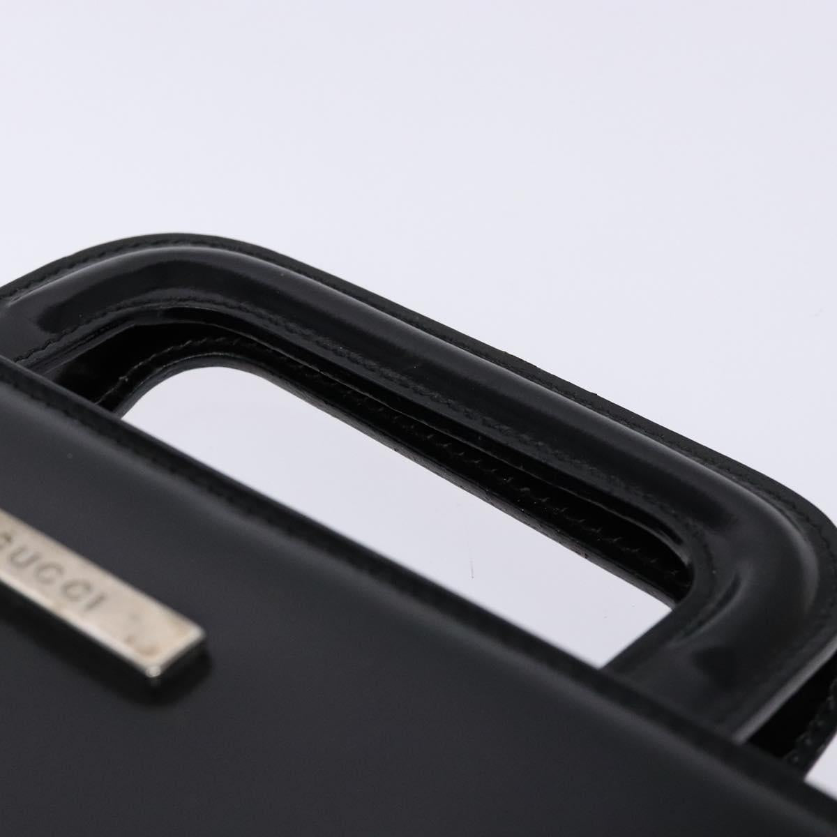 GUCCI Hand Bag Leather Black 001 2058 1773 5 Auth 133322