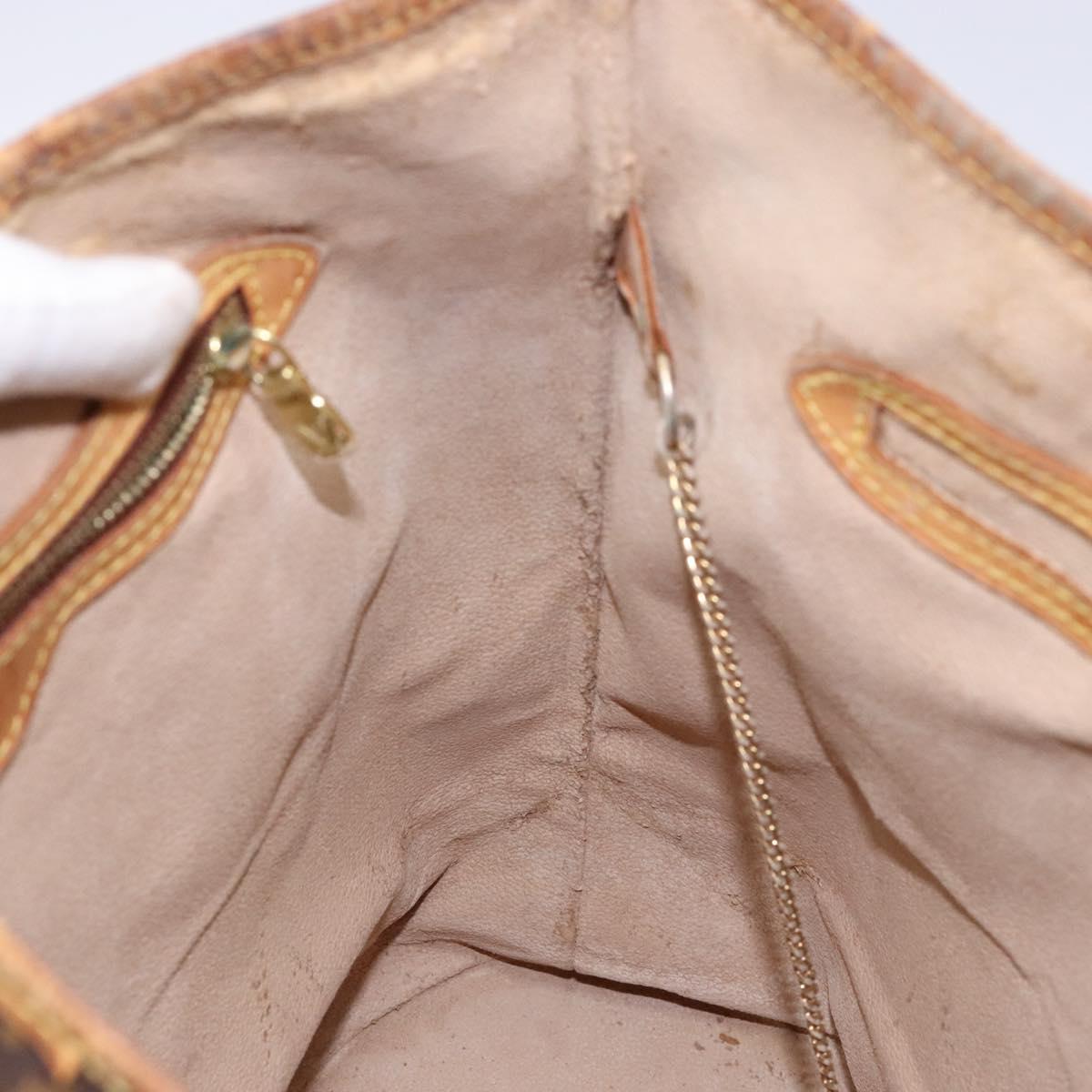 LOUIS VUITTON Monogram Bucket GM Shoulder Bag M42236 LV Auth 133357