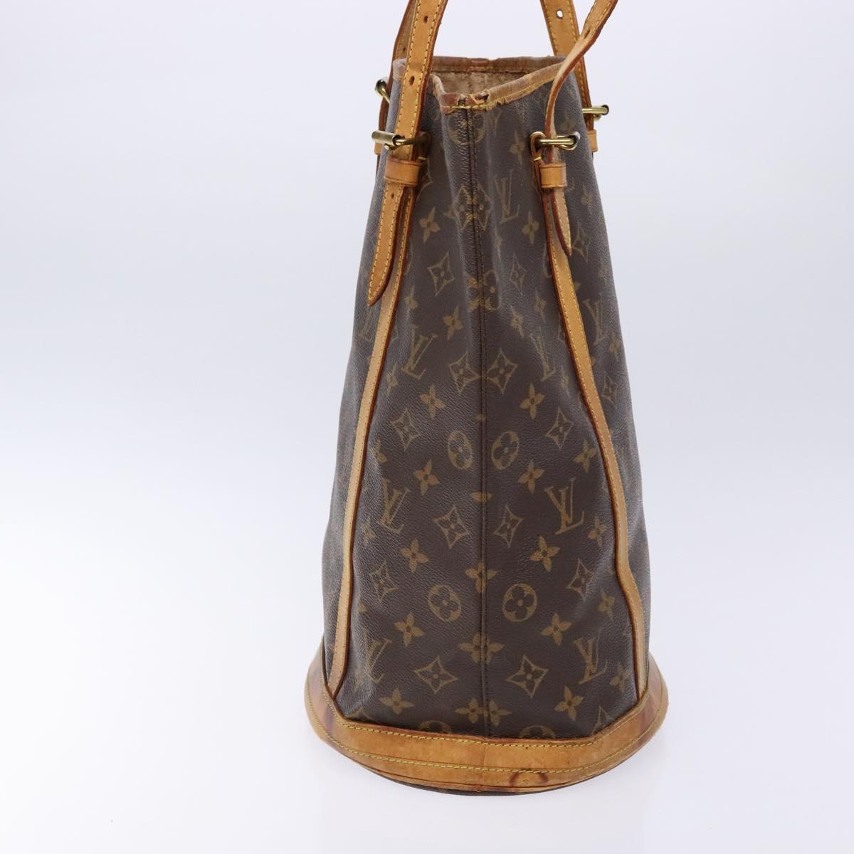 LOUIS VUITTON Monogram Bucket GM Shoulder Bag M42236 LV Auth 133357