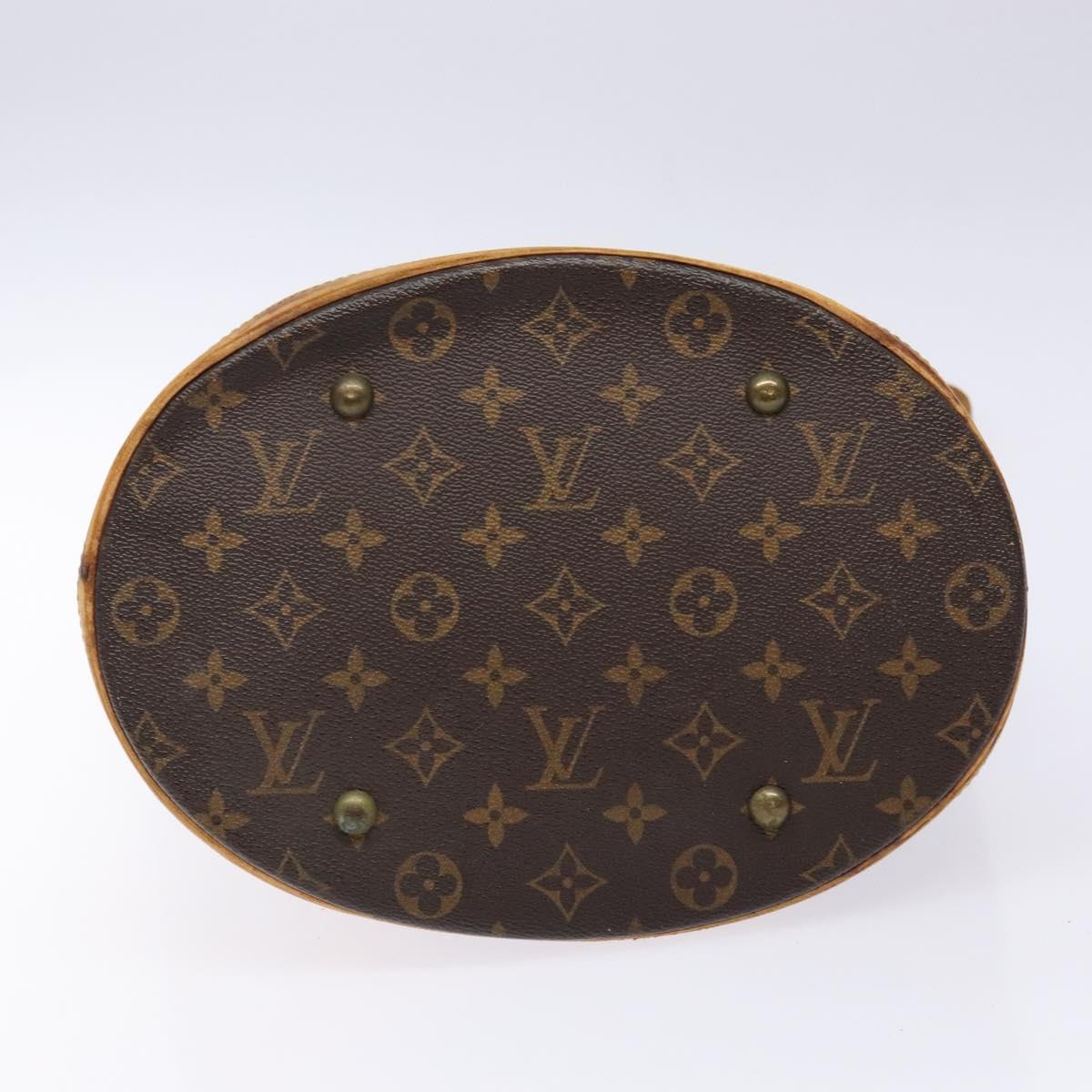 LOUIS VUITTON Monogram Bucket GM Shoulder Bag M42236 LV Auth 133357