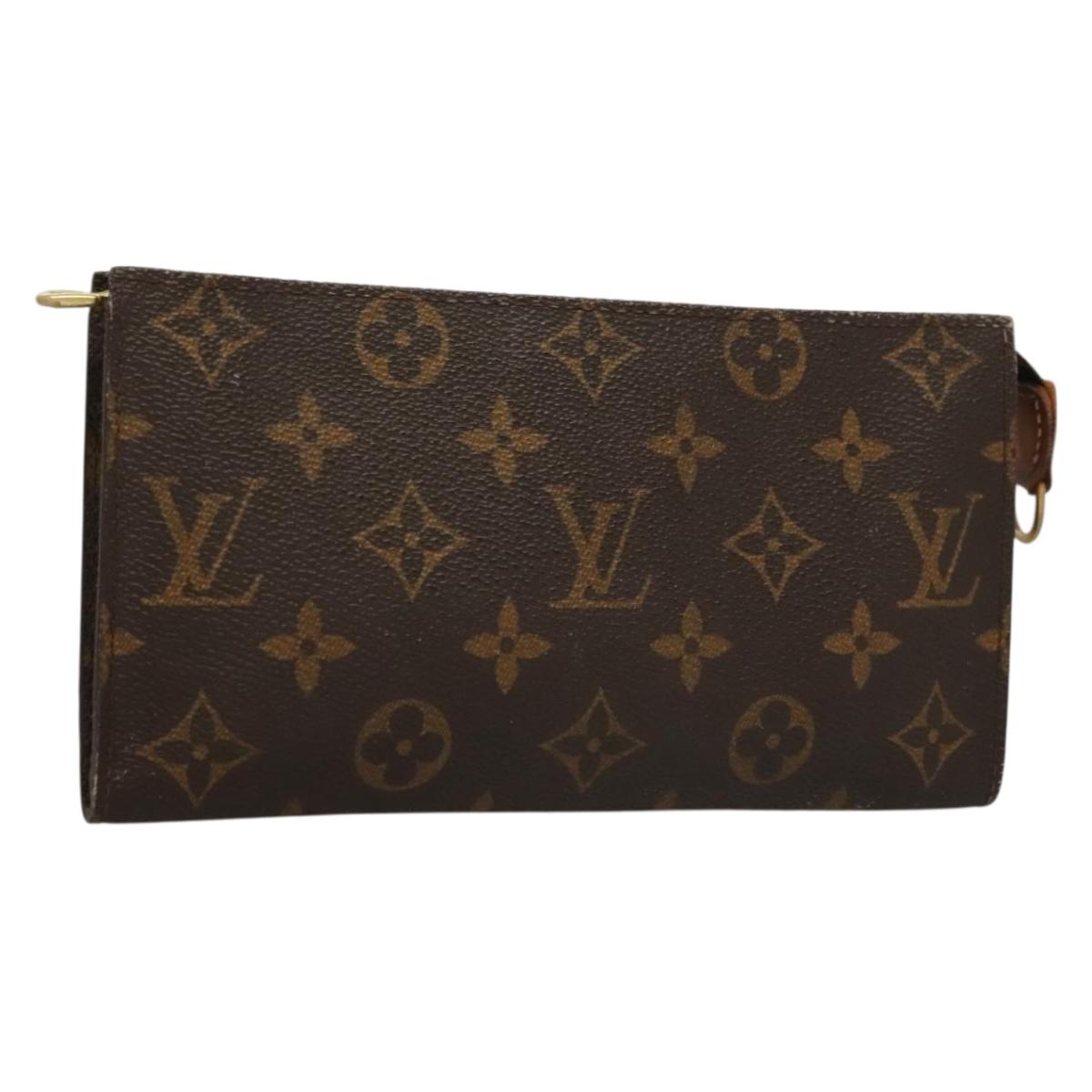 LOUIS VUITTON Monogram Bucket GM Accessory Pouch LV Auth 133358