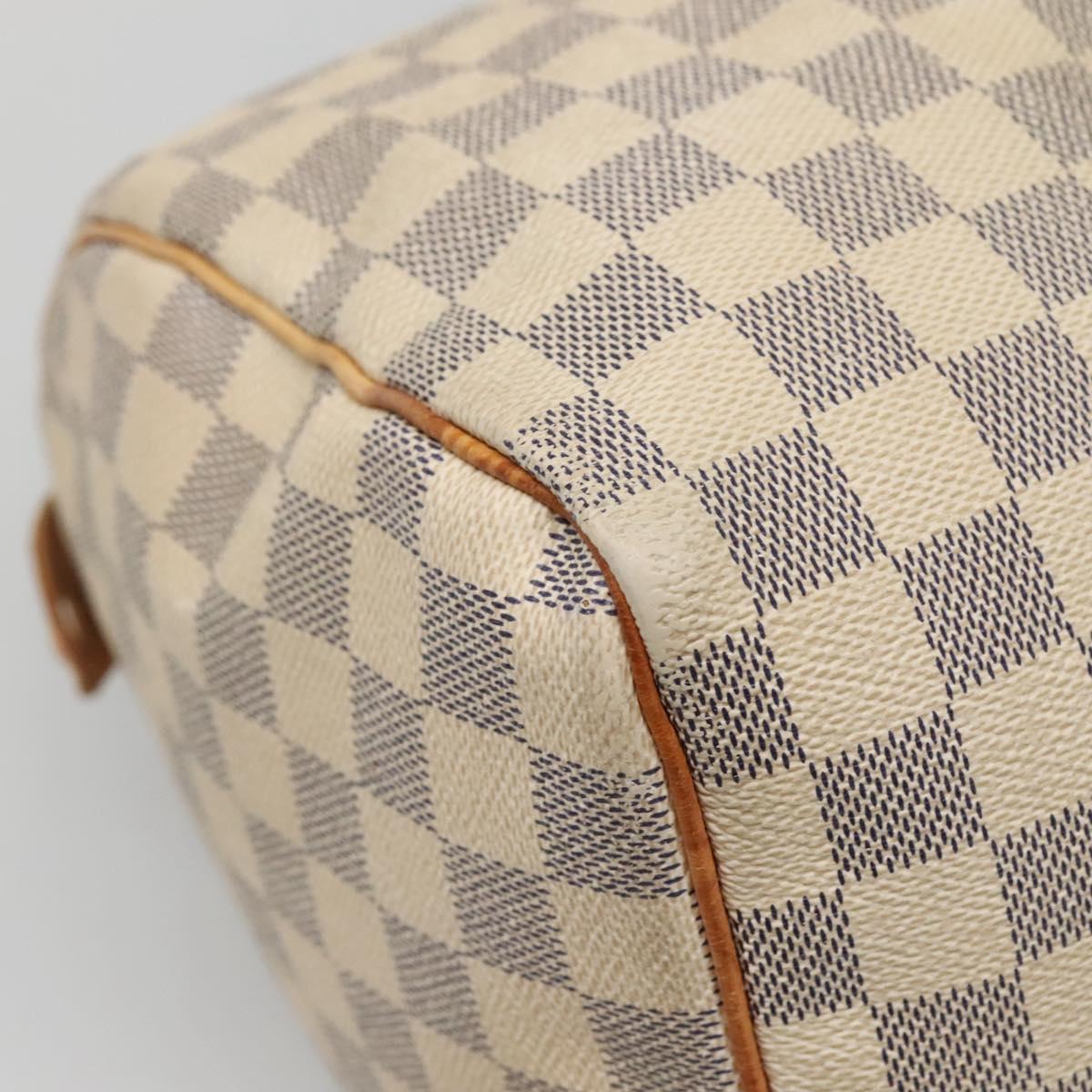 LOUIS VUITTON Damier Azur Speedy 30 Hand Bag N41533 LV Auth 133364
