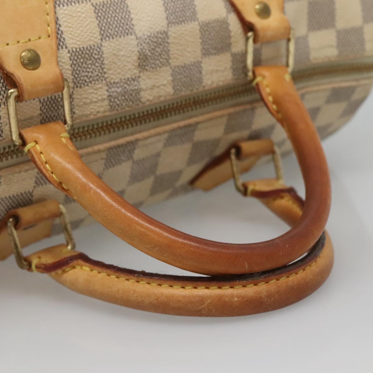 LOUIS VUITTON Damier Azur Speedy 30 Hand Bag N41533 LV Auth 133364