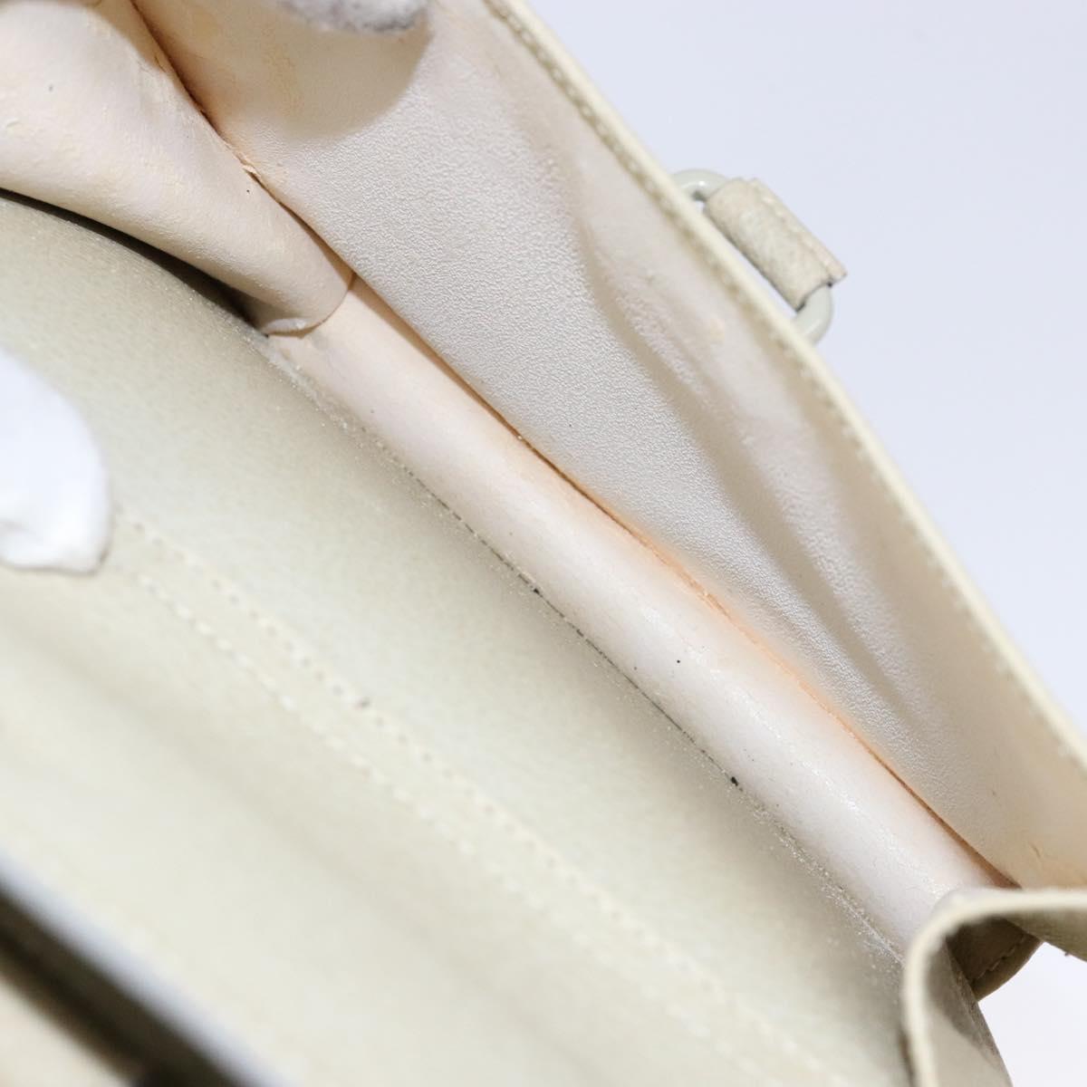 GUCCI Hand Bag Leather Beige 000 2058 0307 5 Auth 133378