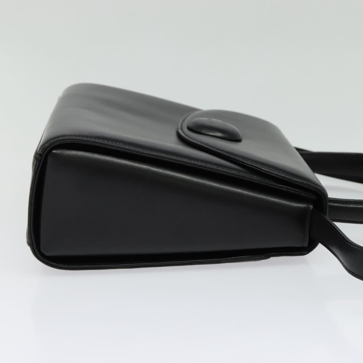 GIVENCHY Hand Bag Leather 2way Black Auth 133423