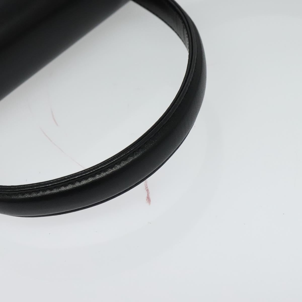 GIVENCHY Hand Bag Leather 2way Black Auth 133423