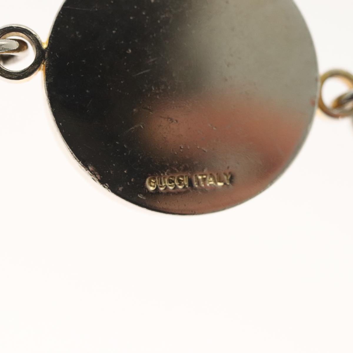 GUCCI Charm metal 3Set Black Silver Auth 133446