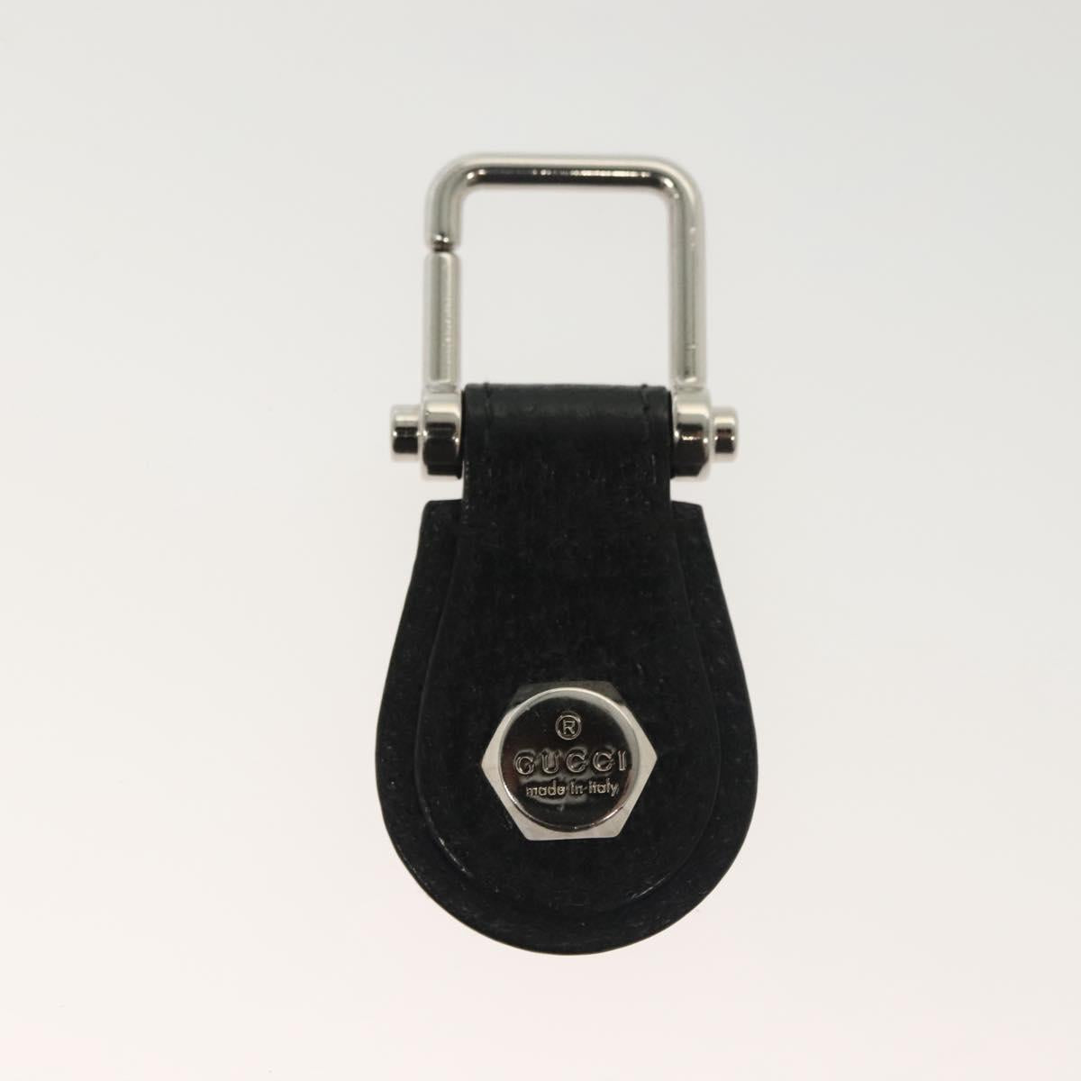 GUCCI Charm metal 3Set Black Silver Auth 133446