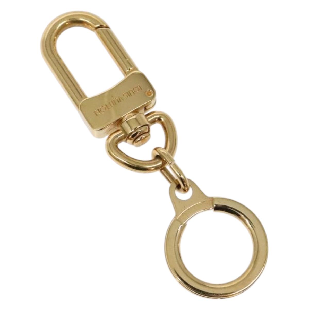 LOUIS VUITTON Anneau Cles Key Holder metal Gold Tone M62694 LV Auth 133448