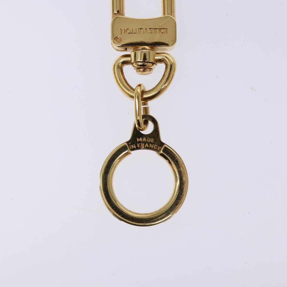 LOUIS VUITTON Anneau Cles Key Holder metal Gold Tone M62694 LV Auth 133448