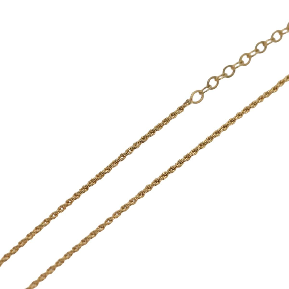Christian Dior Necklace metal Gold Auth 133461