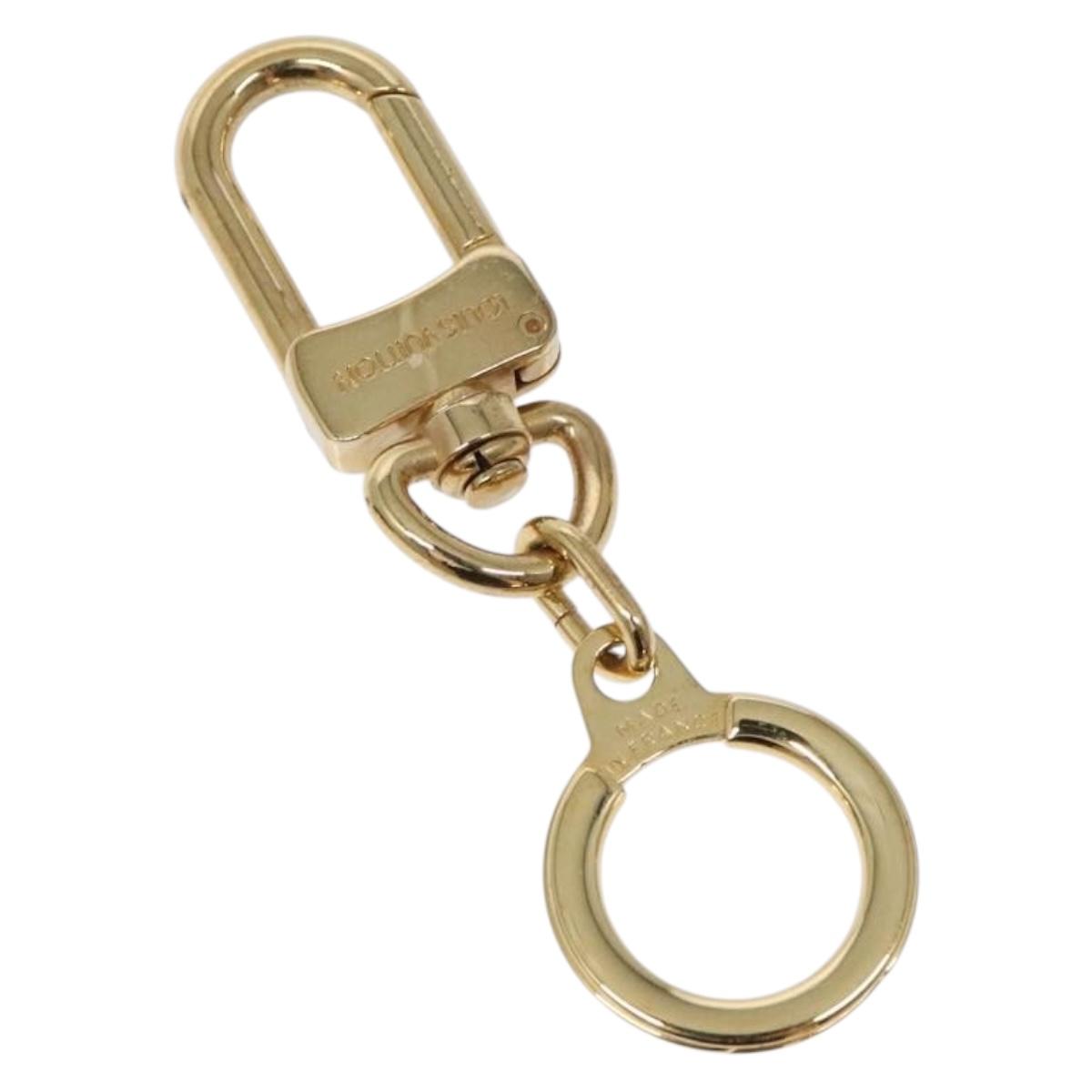 LOUIS VUITTON Anneau Cles Key Holder Metal Gold Tone M62698 LV Auth 133469