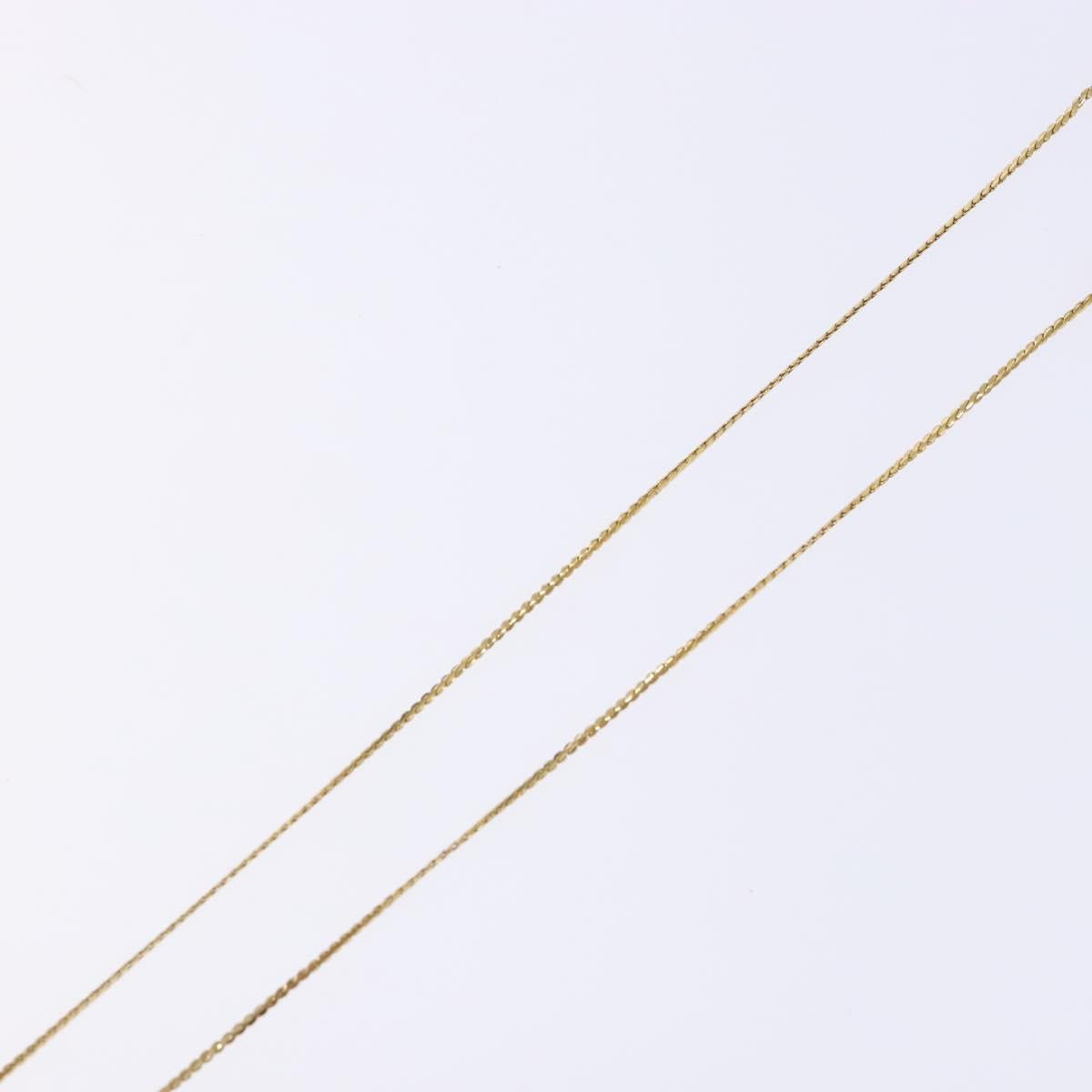 Christian Dior Necklace metal Gold Auth 133489