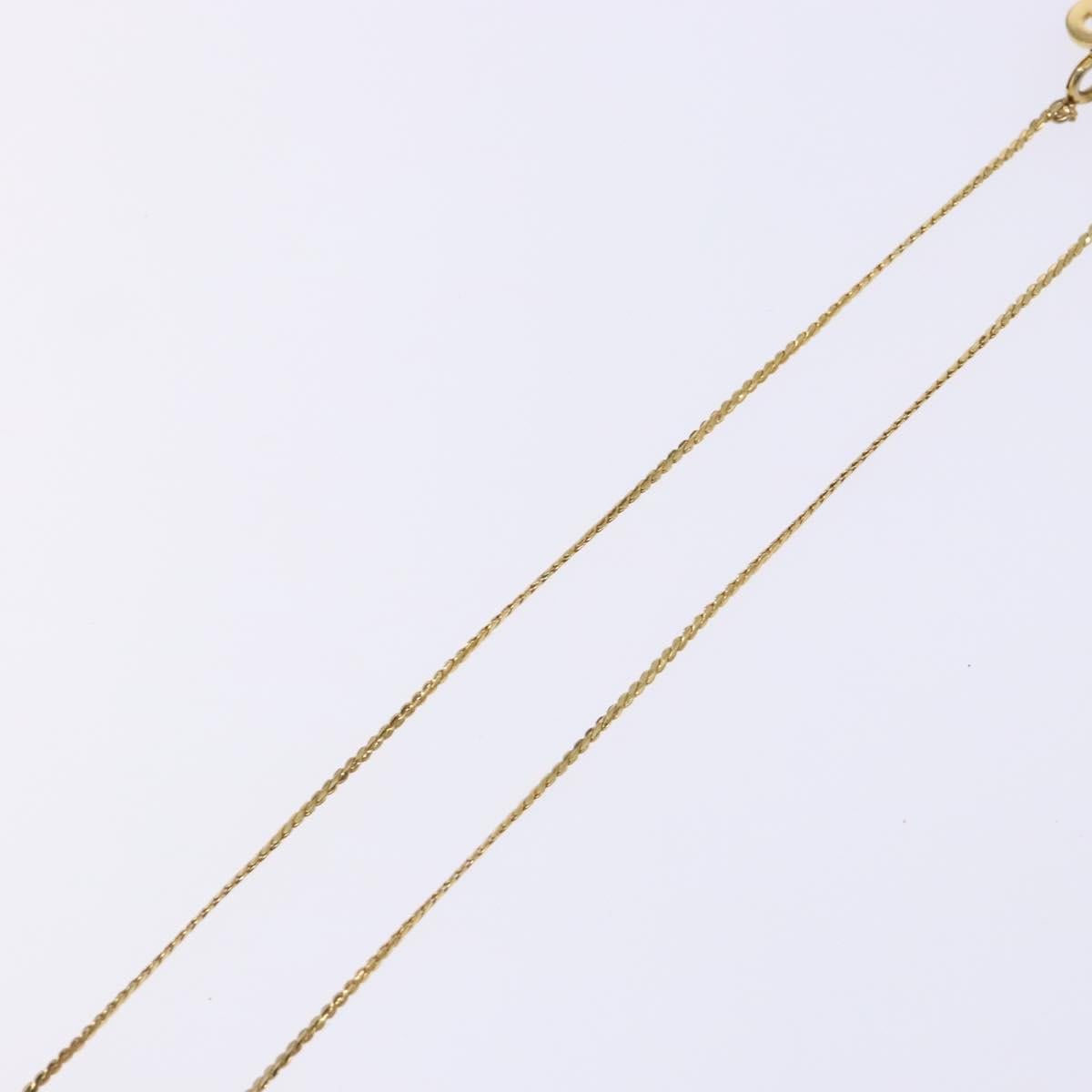 Christian Dior Necklace metal Gold Auth 133489
