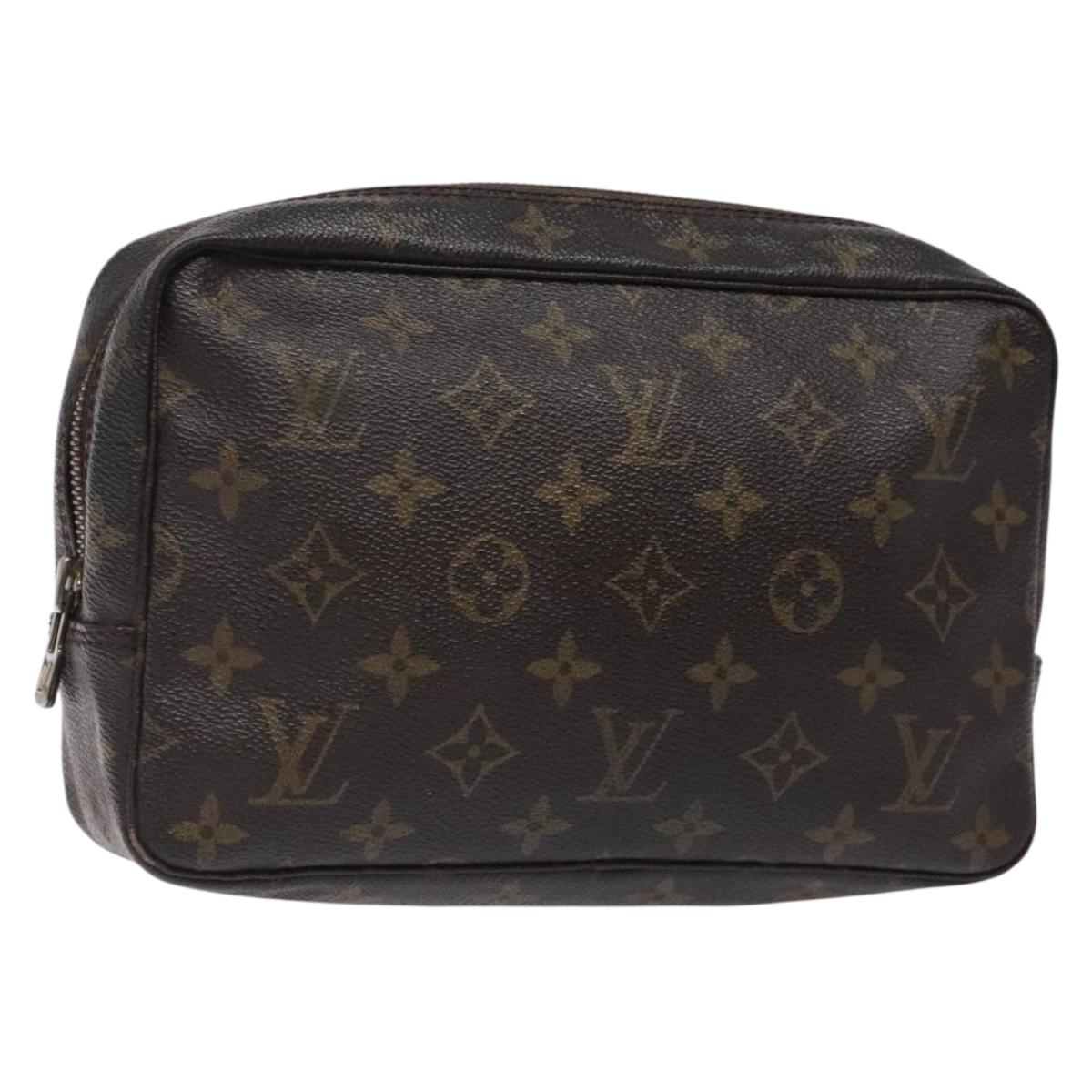 LOUIS VUITTON Monogram Trousse Toilette 23 Clutch Bag M47524 LV Auth 133550