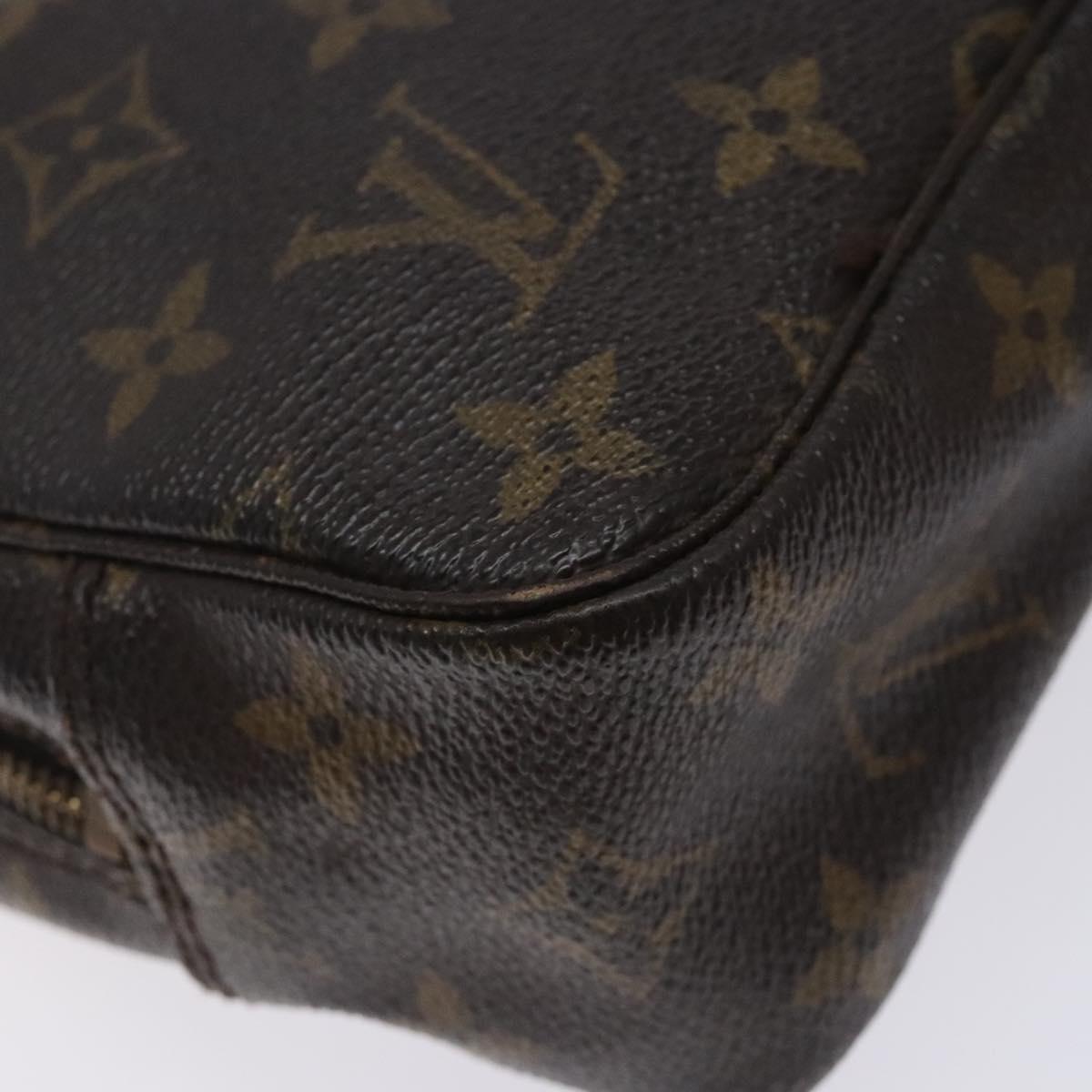LOUIS VUITTON Monogram Trousse Toilette 23 Clutch Bag M47524 LV Auth 133550
