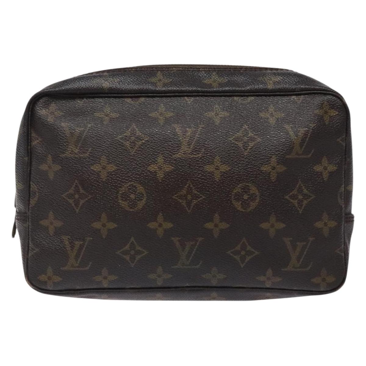 LOUIS VUITTON Monogram Trousse Toilette 23 Clutch Bag M47524 LV Auth 133550