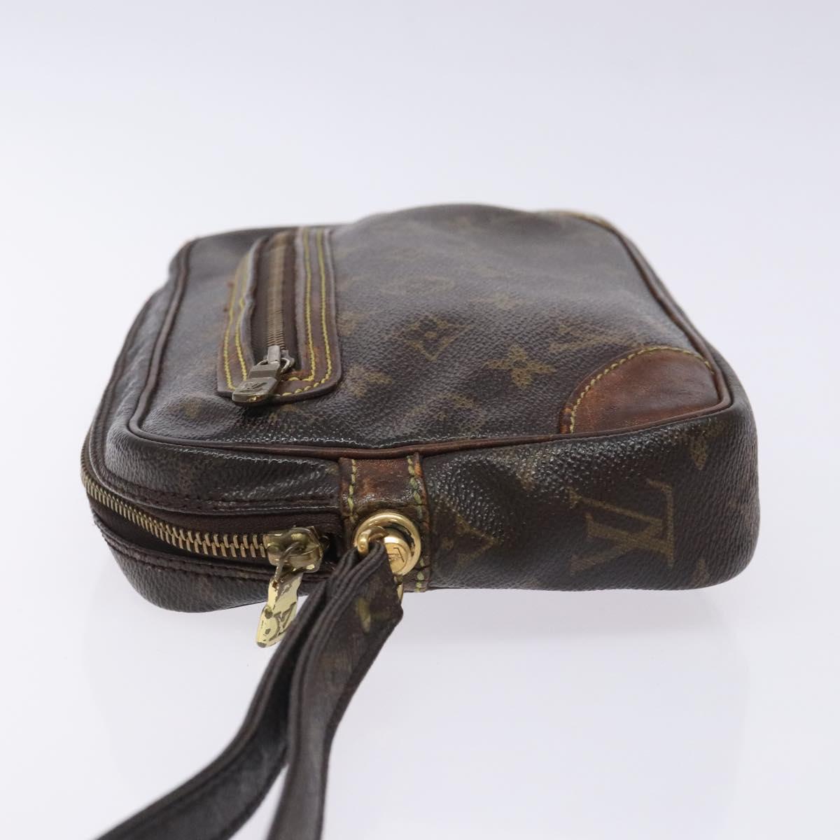 LOUIS VUITTON Monogram Marly Dragonne GM Clutch Bag M51825 LV Auth 133554