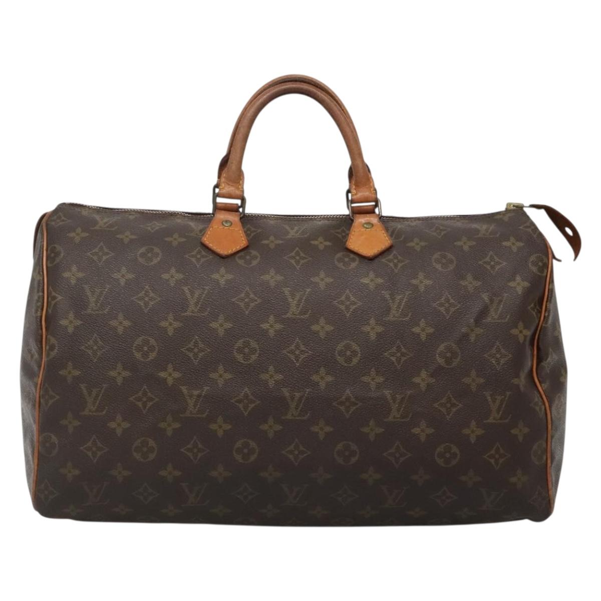 LOUIS VUITTON Monogram Speedy 40 Hand Bag M41522 LV Auth 133560