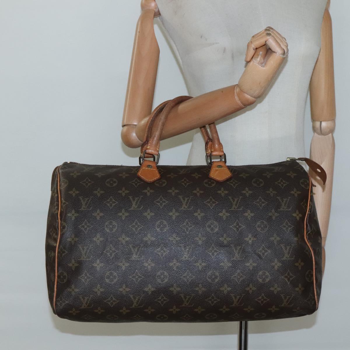 LOUIS VUITTON Monogram Speedy 40 Hand Bag M41522 LV Auth 133560