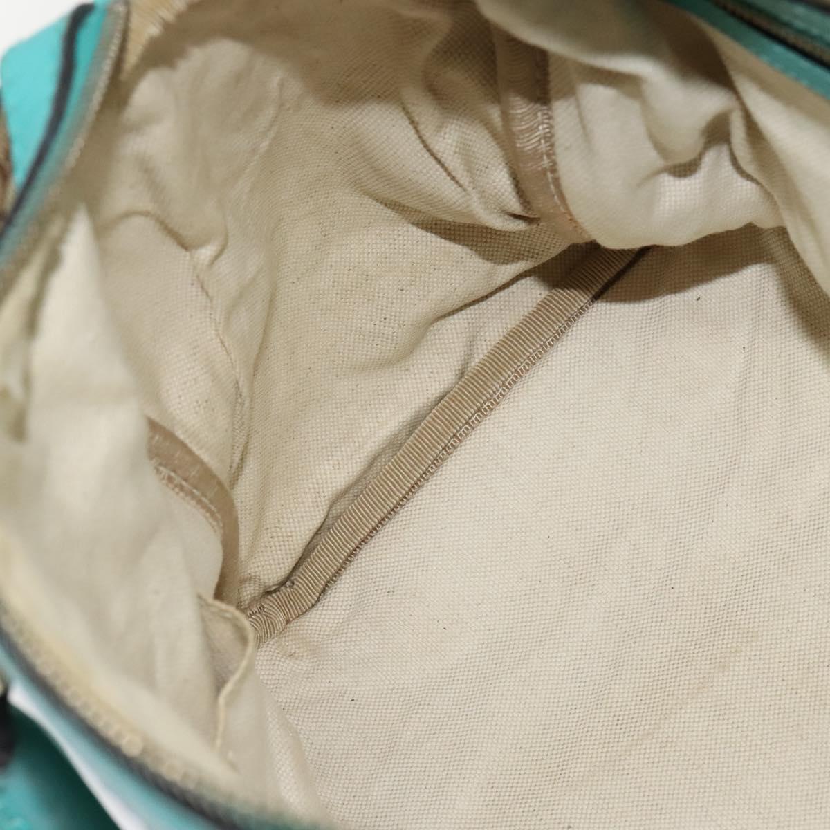 GUCCI GG Canvas Hand Bag 2way Beige Gold 2472005 Auth 133566