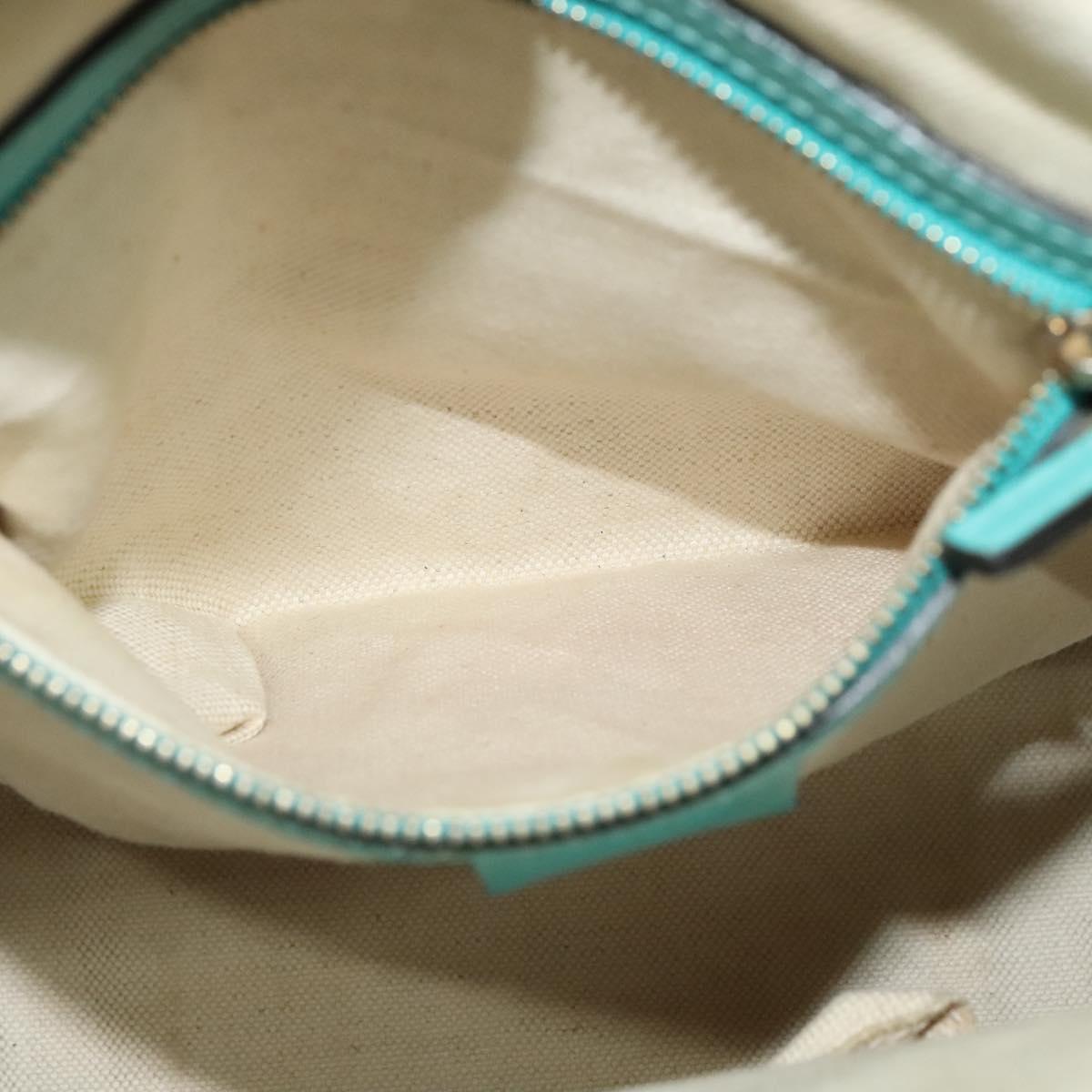 GUCCI GG Canvas Hand Bag 2way Beige Gold 2472005 Auth 133566