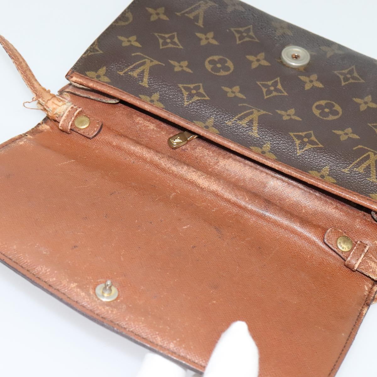 LOUIS VUITTON Monogram Bordeaux 24 Shoulder Bag M51798 LV Auth 133603